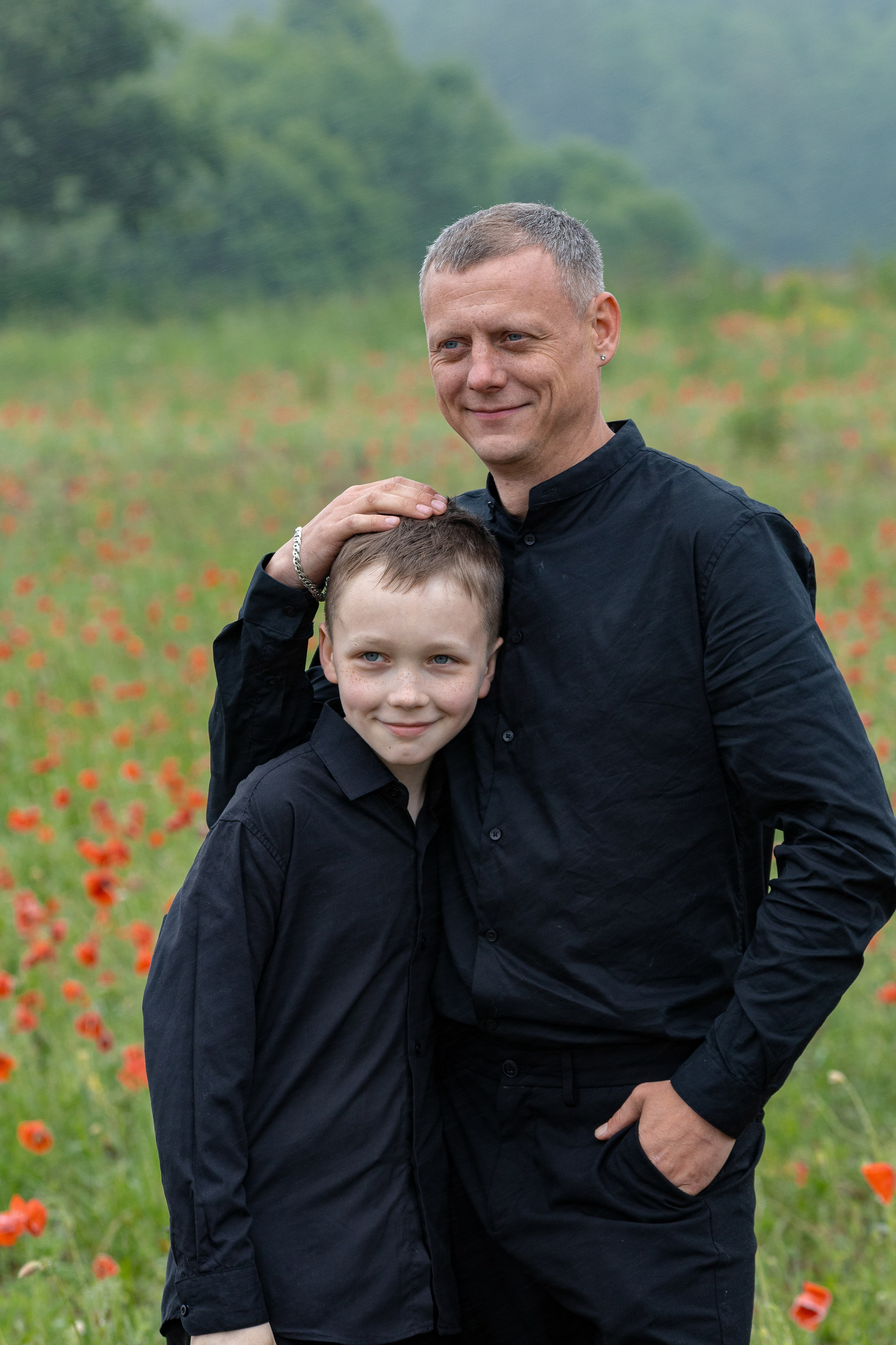 Семья в маках. Портретный фотограф в Санкт-Петербурге Савельева Ольга