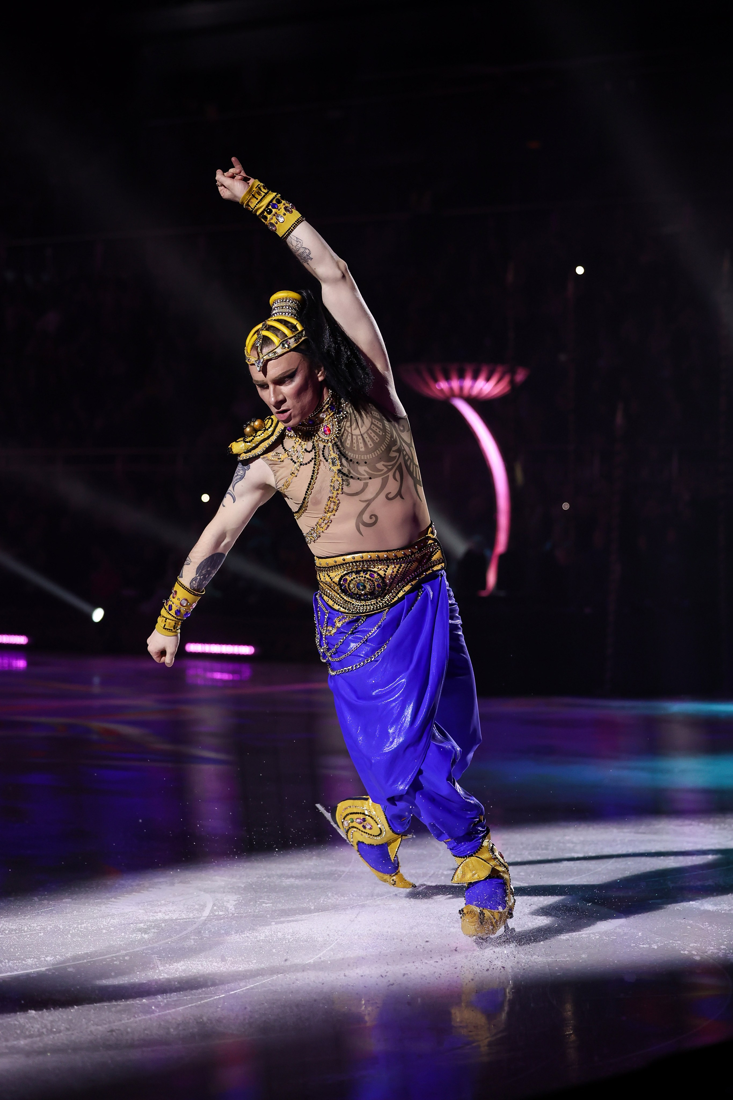 «История любви Шахеризады» шоу на льду 03.01.2024. Спортивный и репортажный фотограф Антон Тереханов