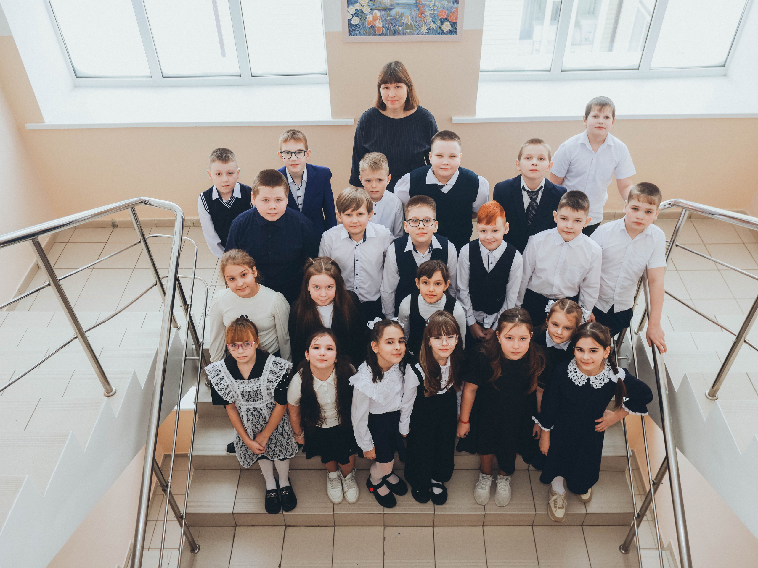 Школьники. Мультифотограф Динара Ахмедзянова