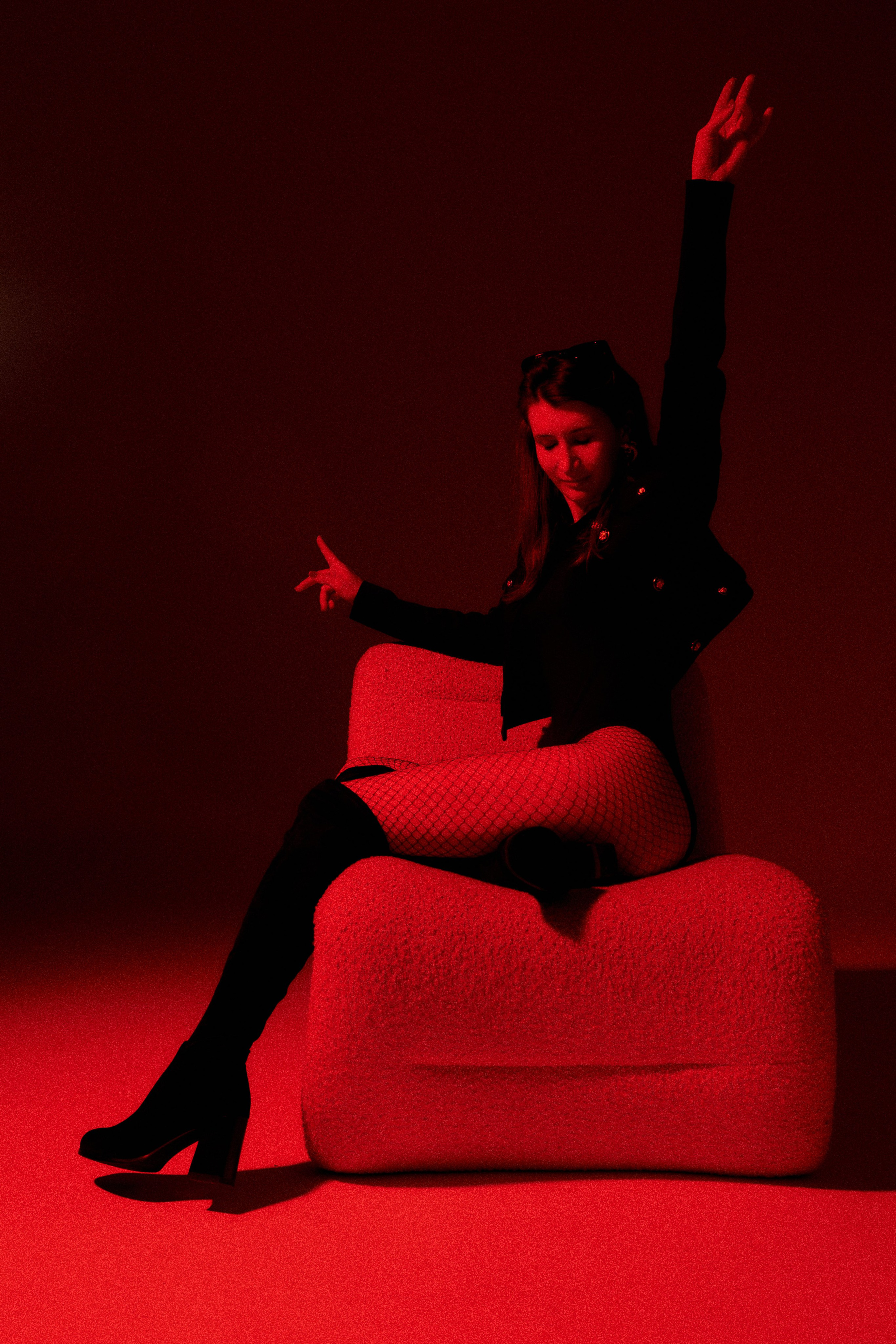 Стильная фотосессия в студии от портретного фотографа Калагиной Светланы в Москве