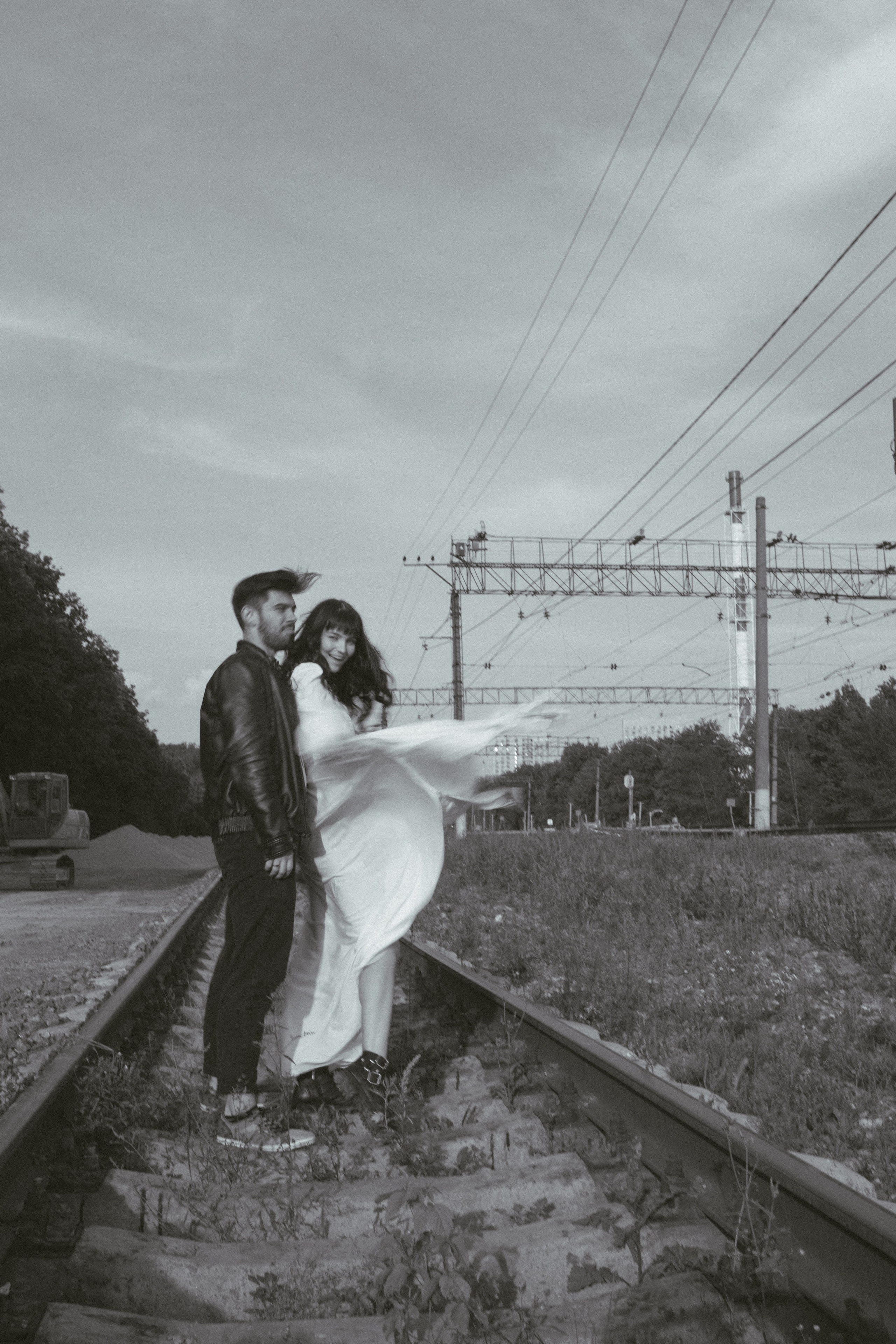 Love story с мотоциклом. Фото Радости. Свадебный и семейный фотограф в Москве Юлия Самойлова