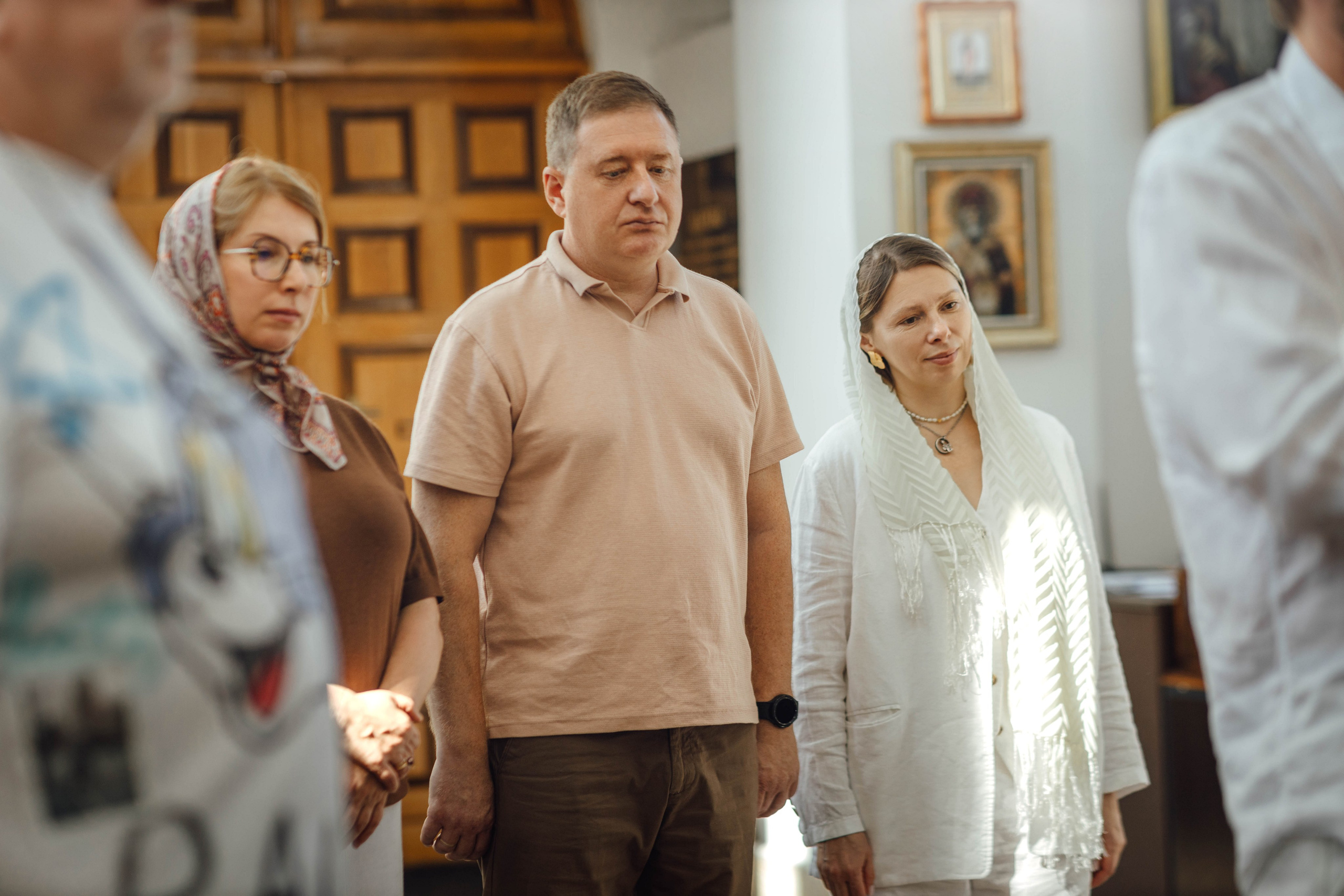 Крещение Мишель, гп. Ивенец, храм Ефросинии Полоцкой, август 2025