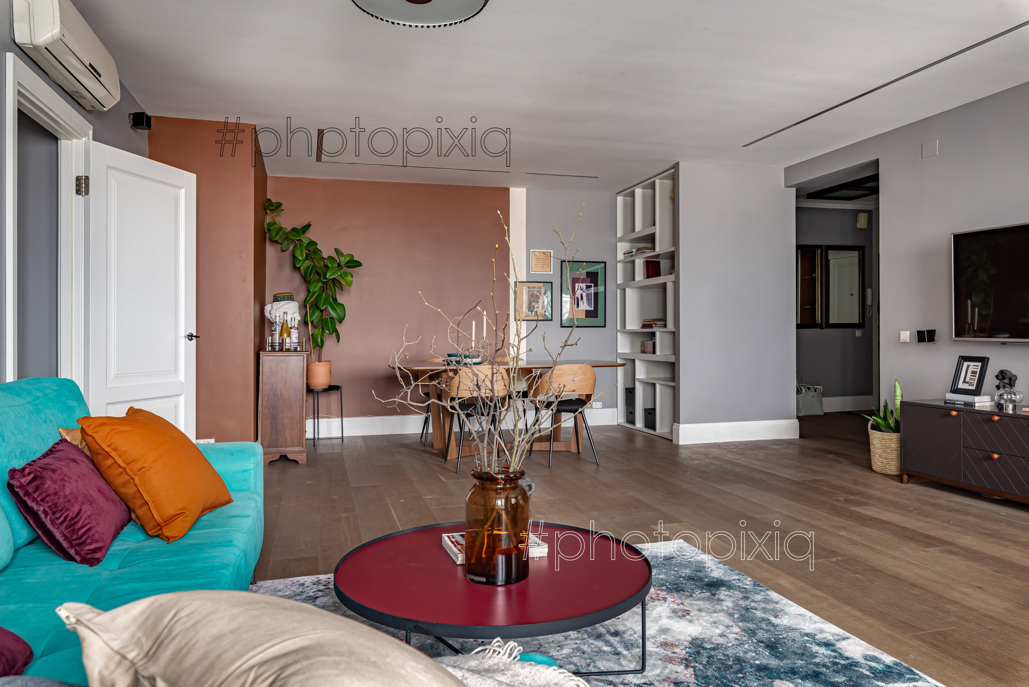 Интерьерный фотограф Кузнецов Сергей - фото дизайна гостиной от J&M studio 