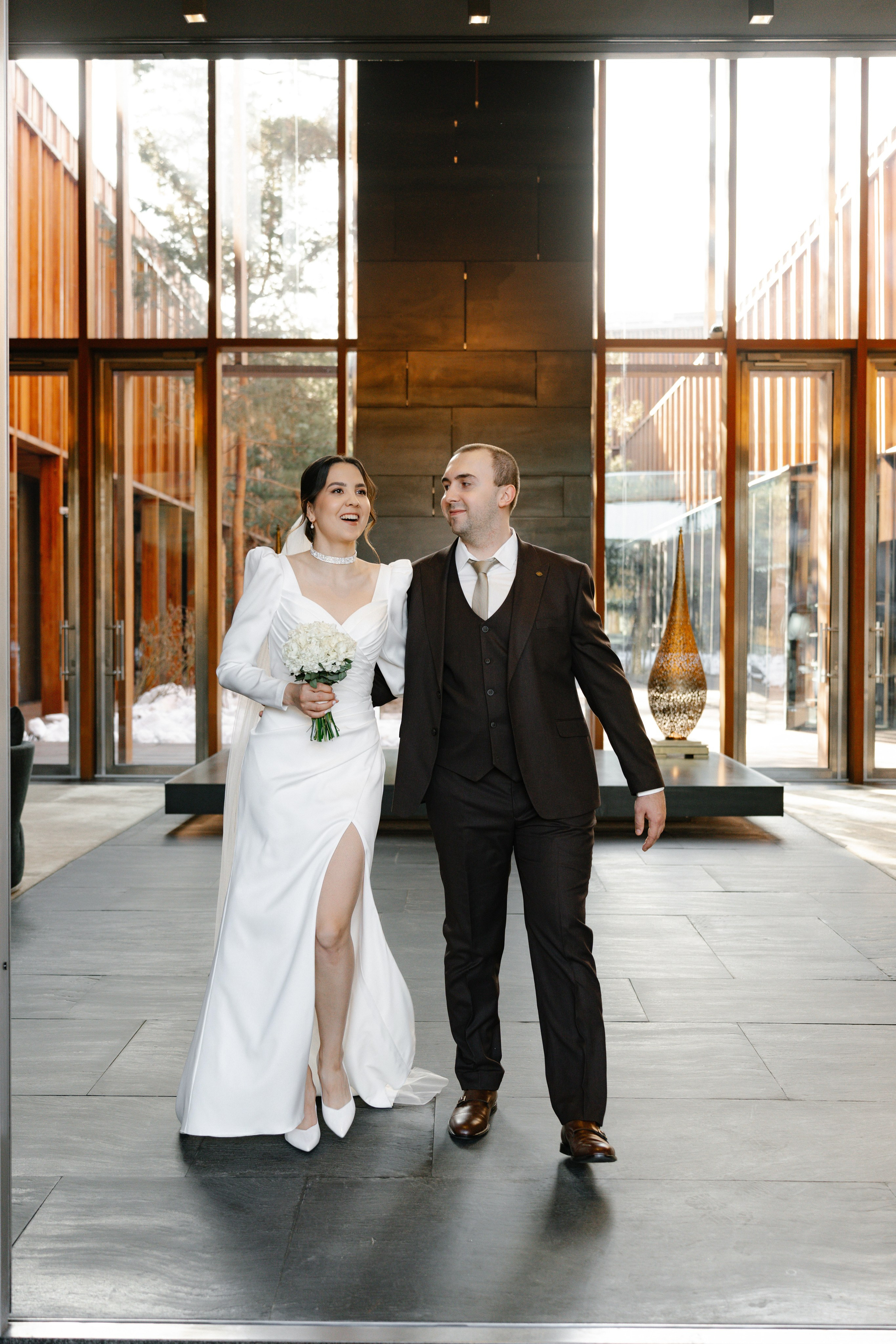 Свадебная фотосессия Карины и Александра в Барвиха Luxury Village