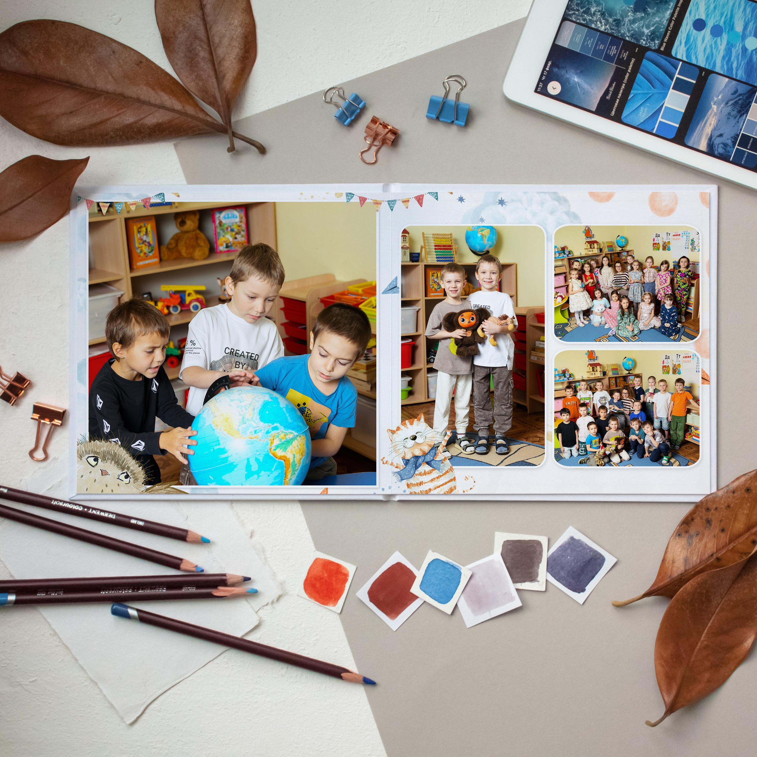 Примеры альбомов в Детский сад. Фотограф г. Москва Олеся Пантелеева
