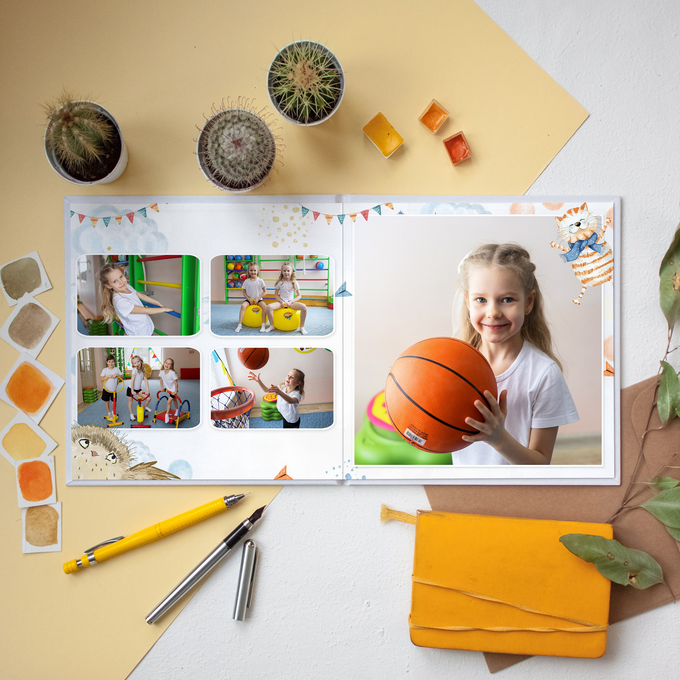 Примеры альбомов в Детский сад. Фотограф г. Москва Олеся Пантелеева