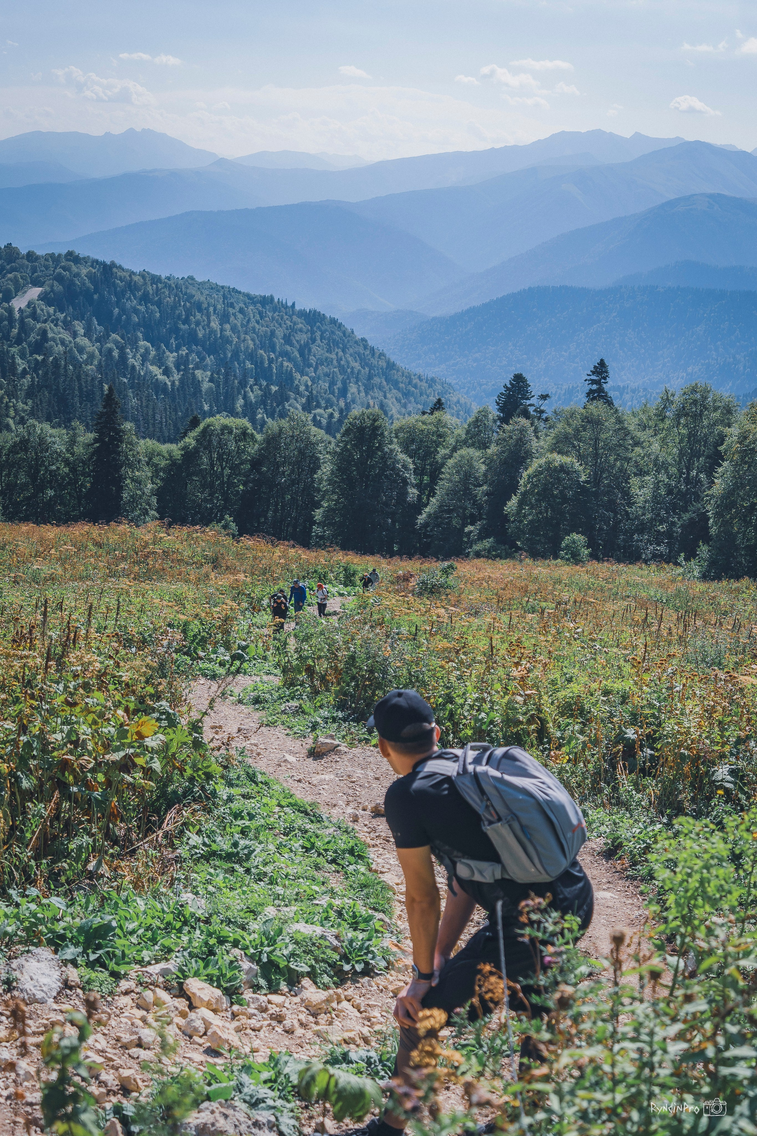 Поход на Оштен с командой Мадьяр 10.09.24. Репортажный фотограф в Краснодаре Рындин Дмитрий