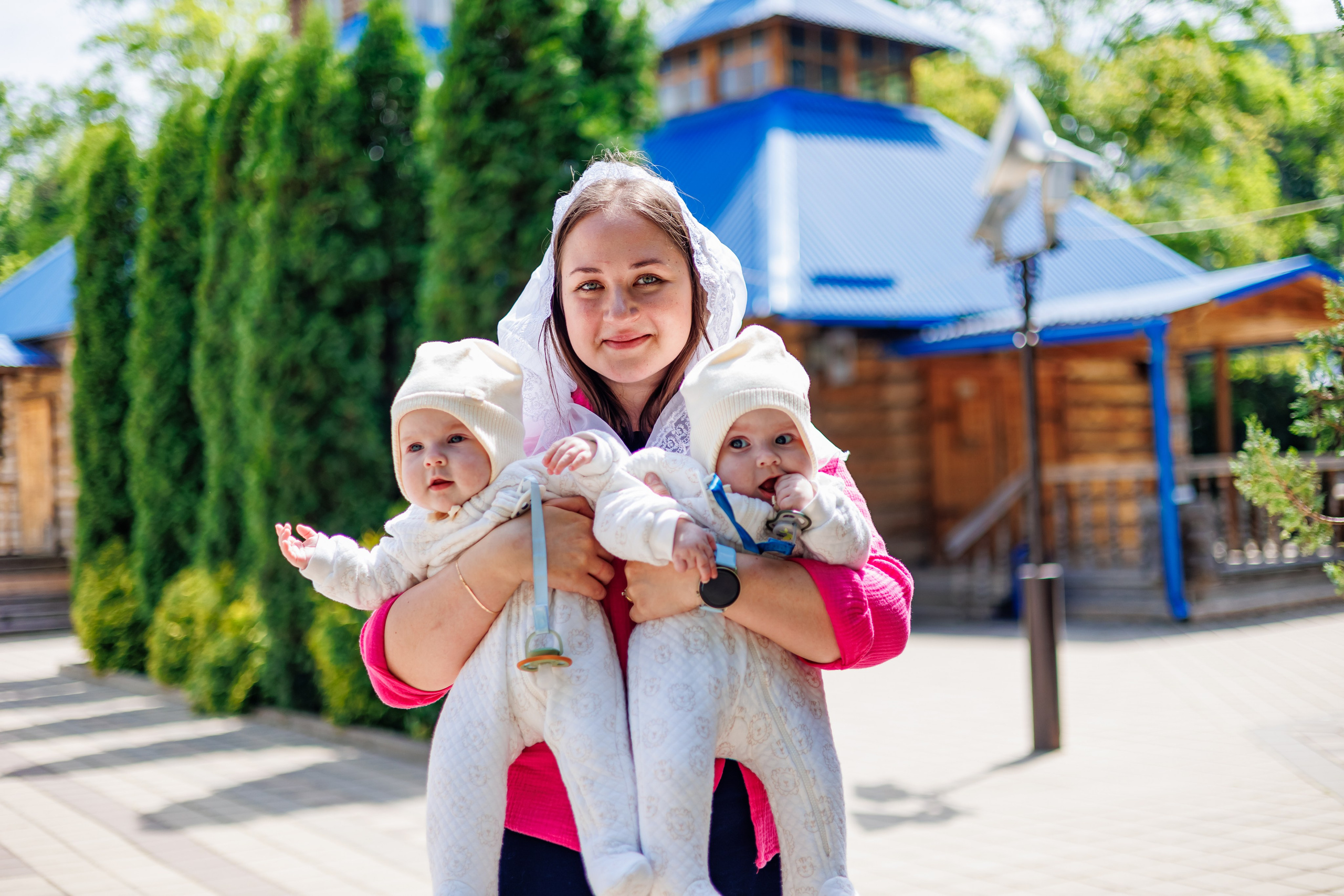 Крещение близняшек. Свадебный и семейный фотограф в Армавире