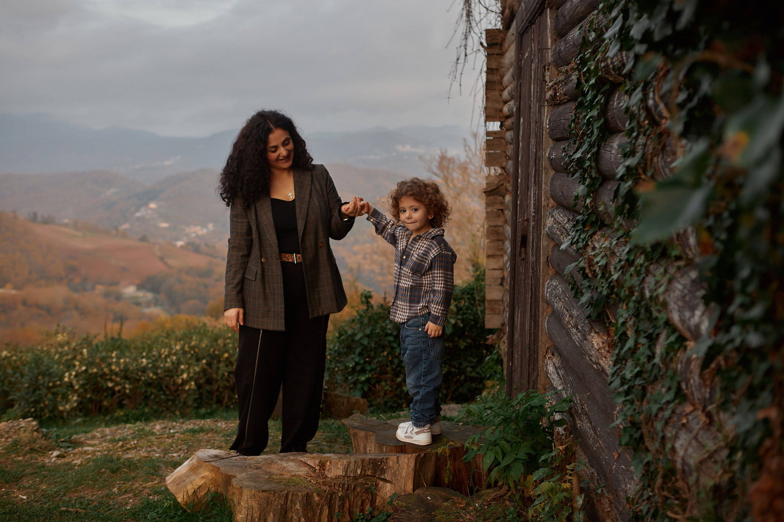 Чайные домики осень. Свадебный и семейный фотограф в Сочи-Красной поляне Ларионова Анна