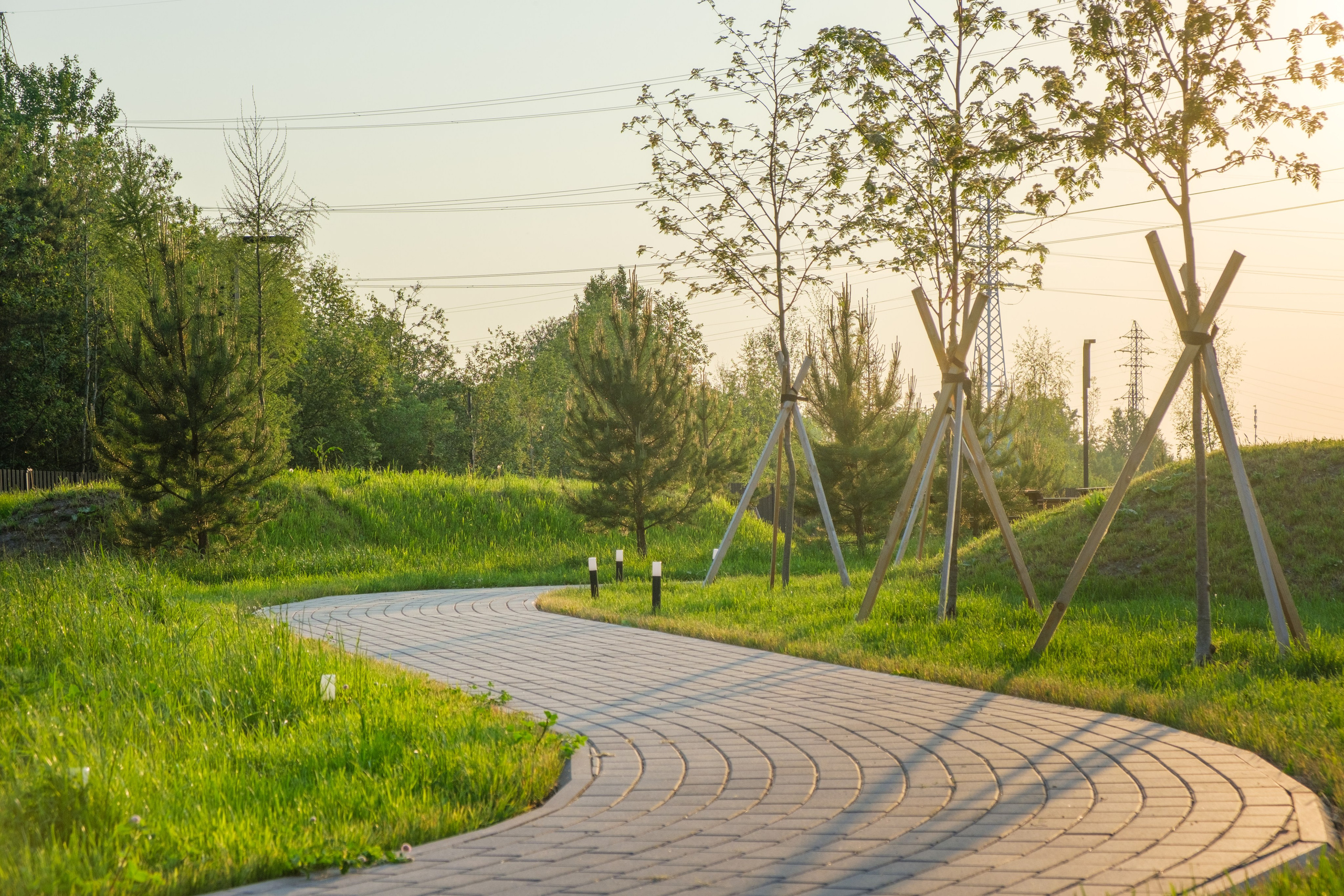 Архитектурная фотосъёмка коттеджного посёлка