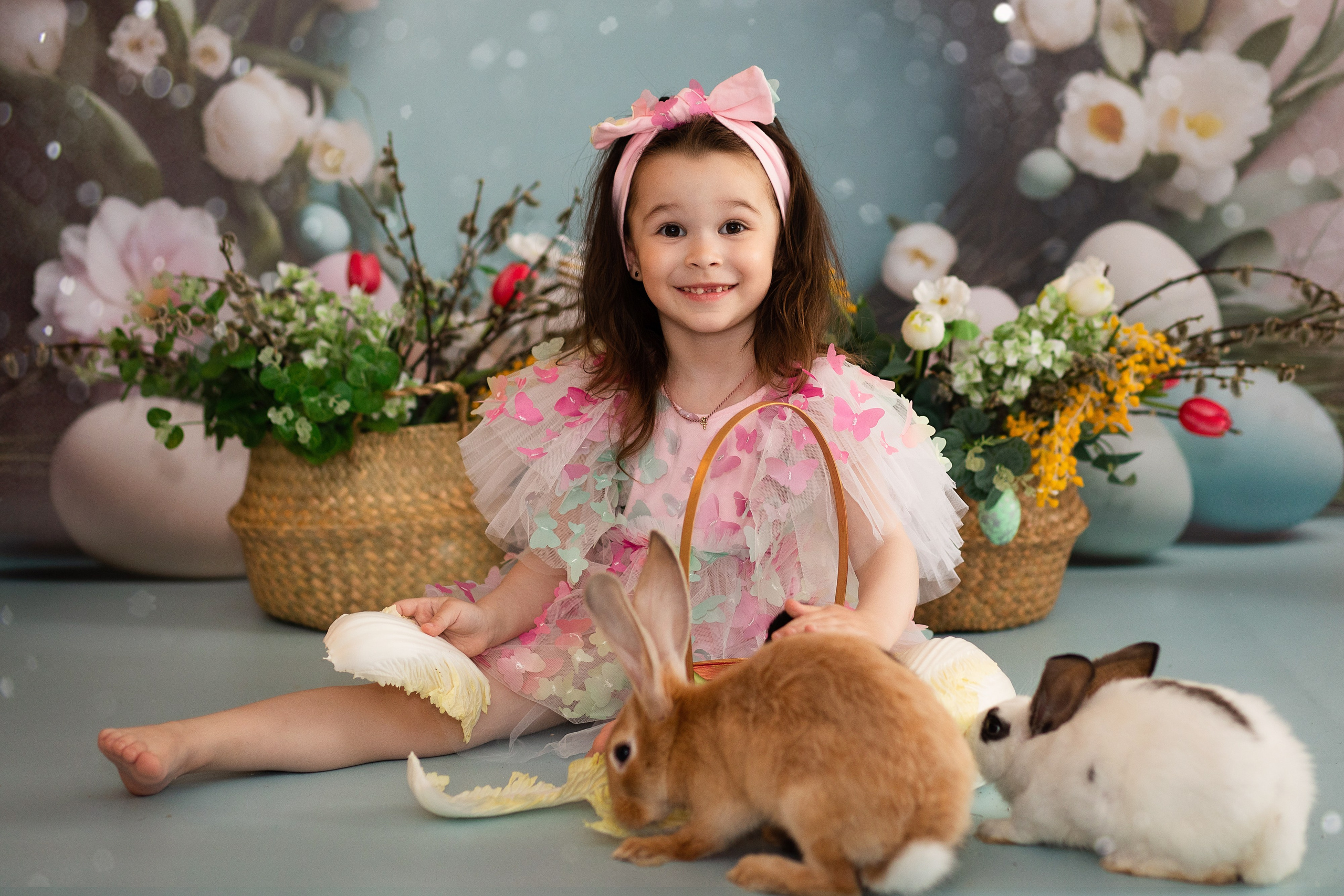 Фотопроект Пасхальный с кроликами. ФОТОГРАФ НА ГОДИК, БЕРЕМЕННОСТИ, НОВОРОЖДЕННЫХ, КРЕЩЕНИЯ МОСКВА