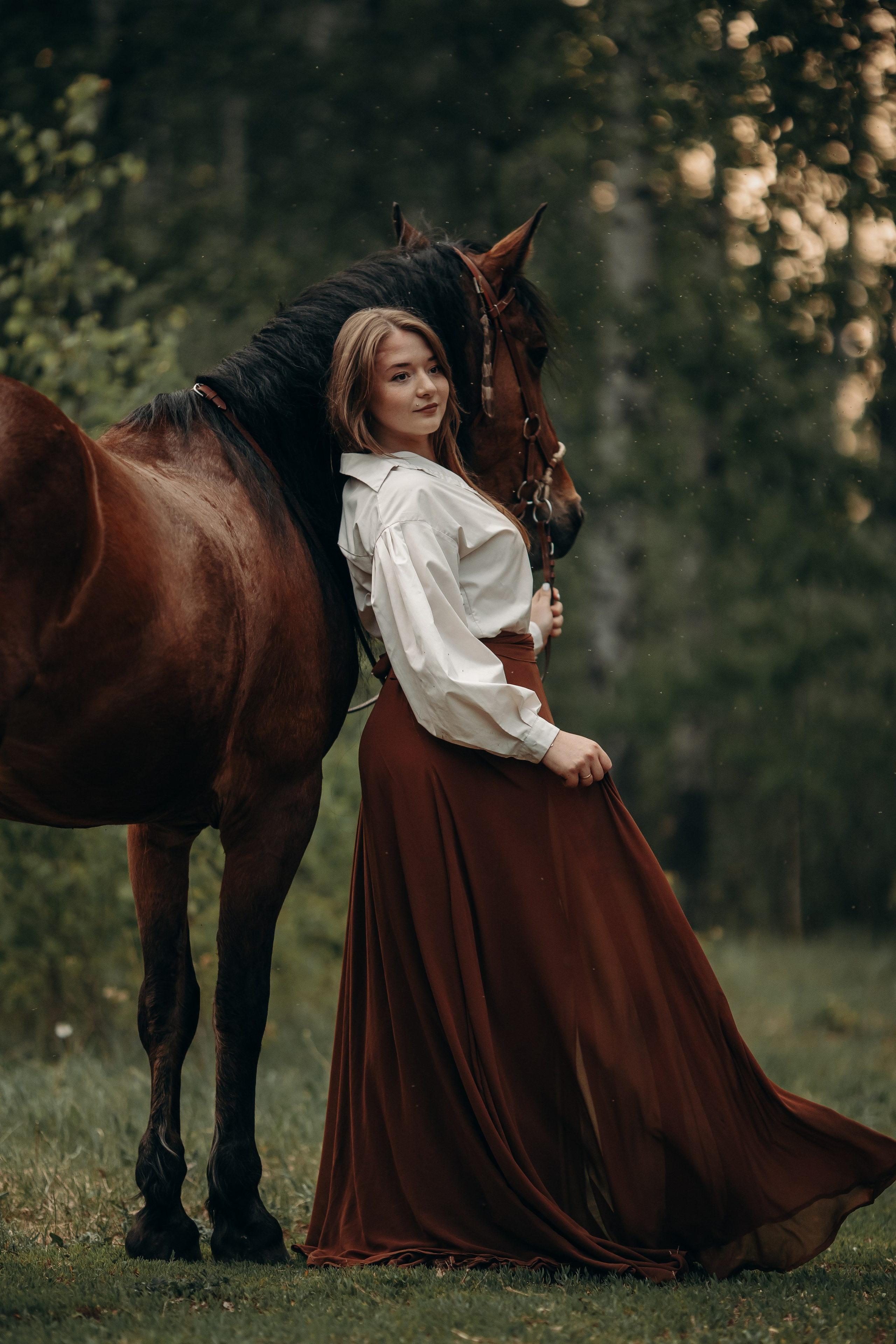 Ксения и Талисман. Анна Молчанова конный фотограф в Тюмени | фотосессии с лошадьми Тюмень