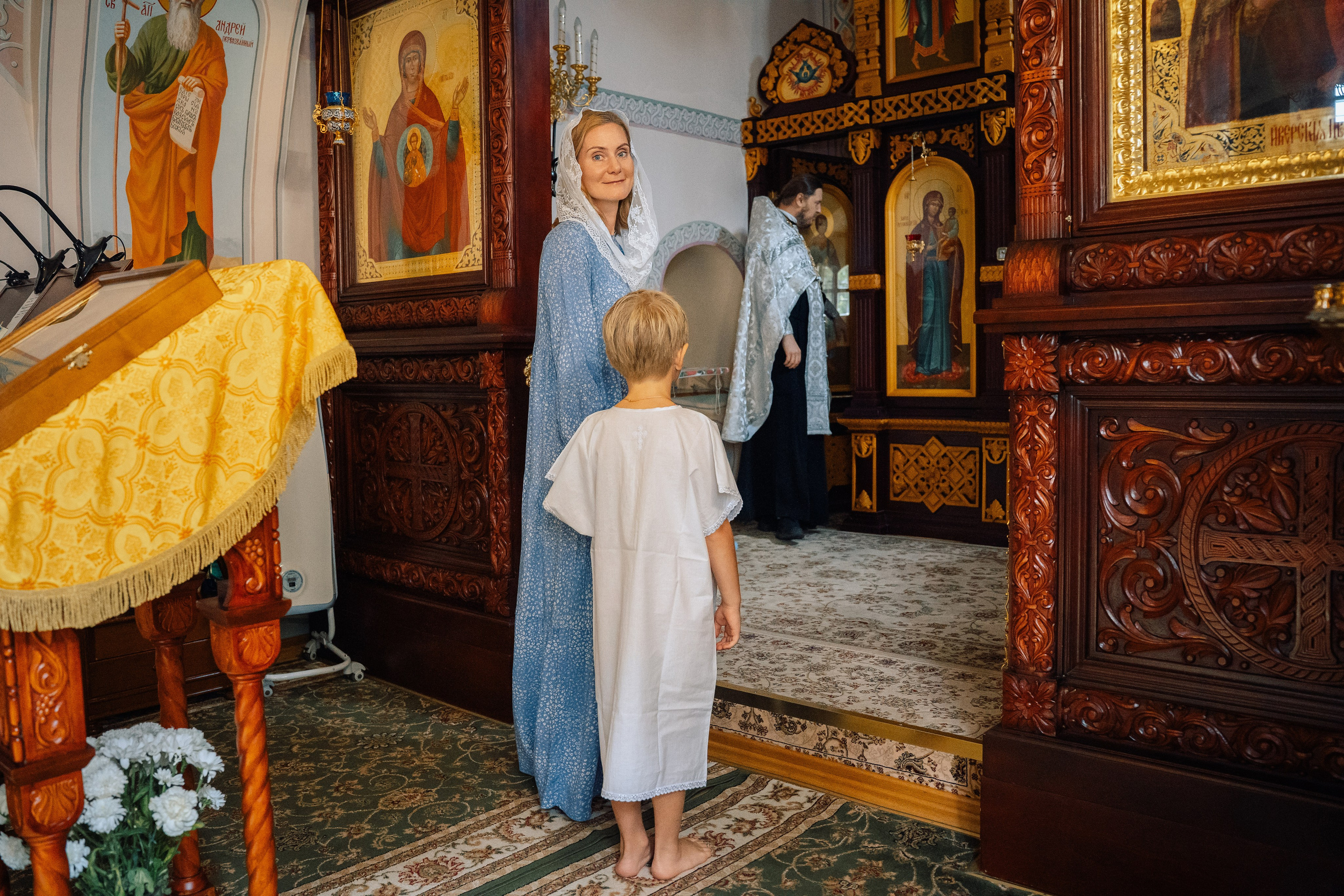 Крещение Марка. Фотограф Казакова Анастасия