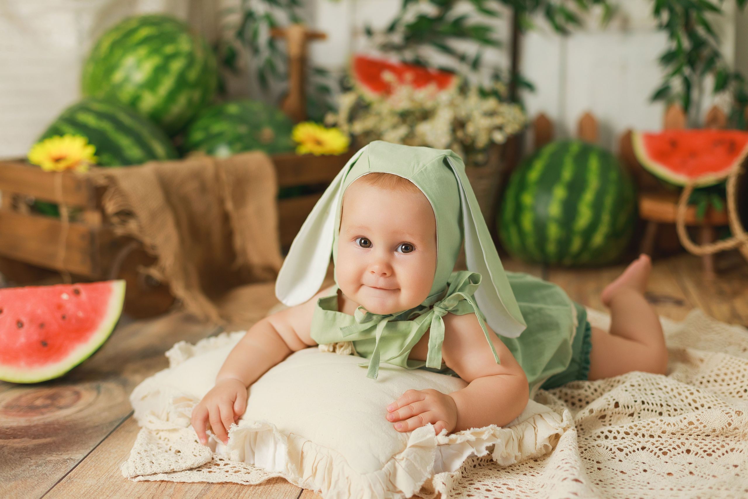 Арбузный фотопроект. Детский и семейный фотограф в Краснодаре Альбина Морозова