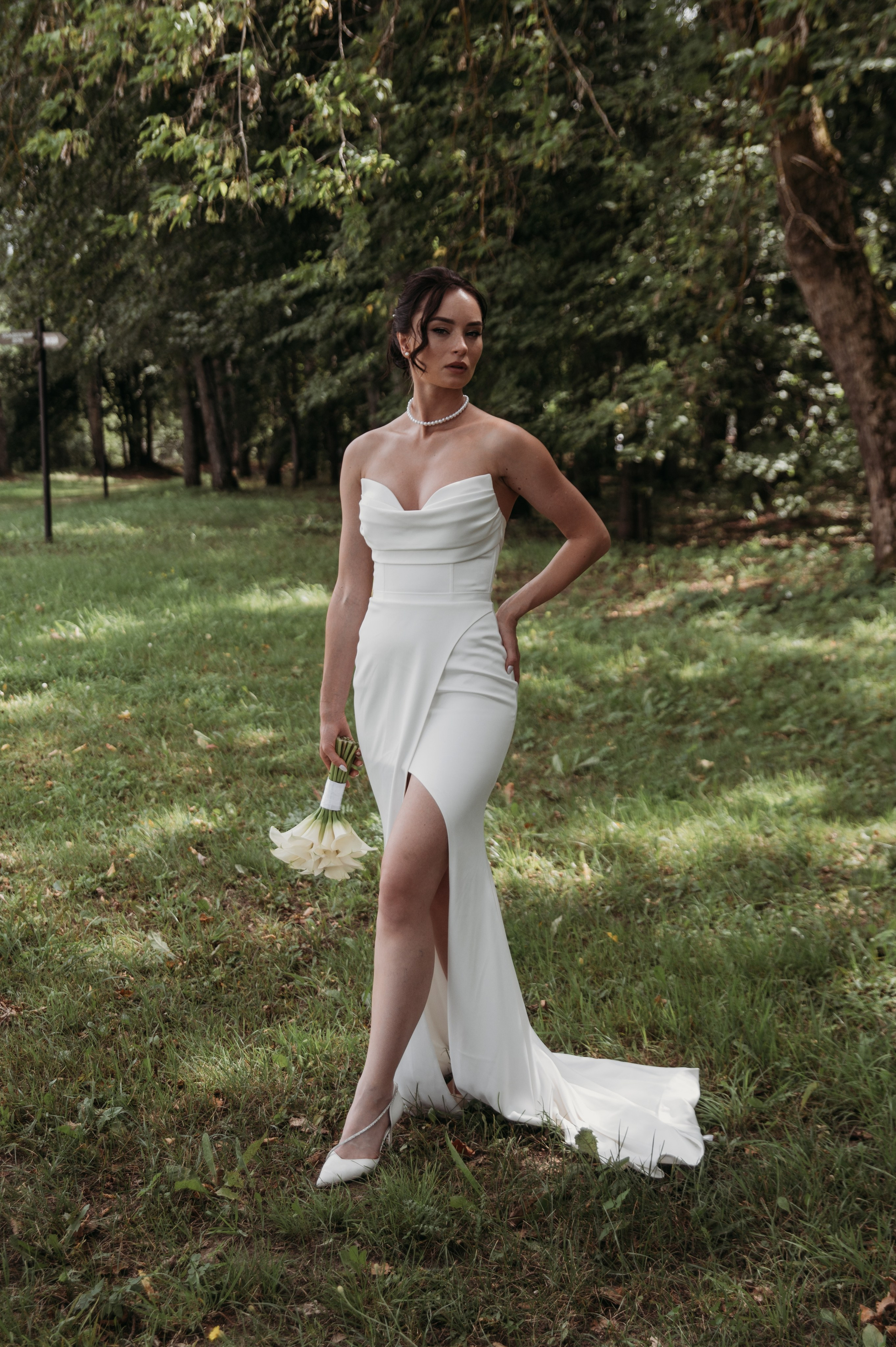 Галерея со свадьбы в Твери, красивая пара в Домотканово. Свадебный фотограф в Твери, Москве и Санкт-Петербурге Денисова Екатерина