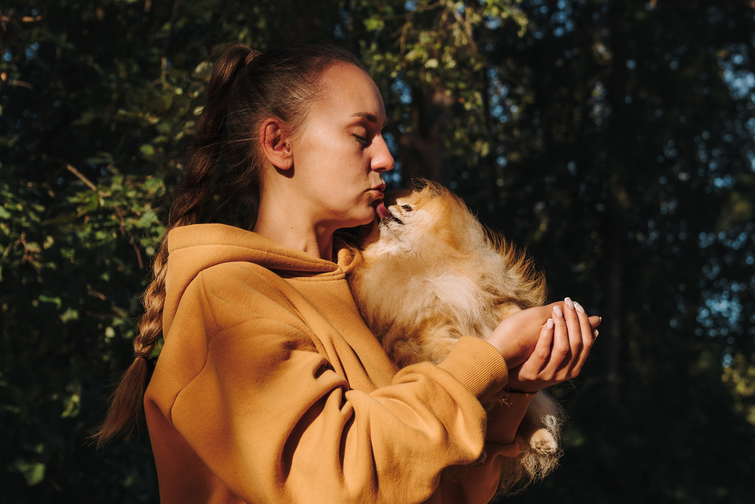 Наталья и Софа. Фотограф анималист в Спб недорого Олеся Майорова