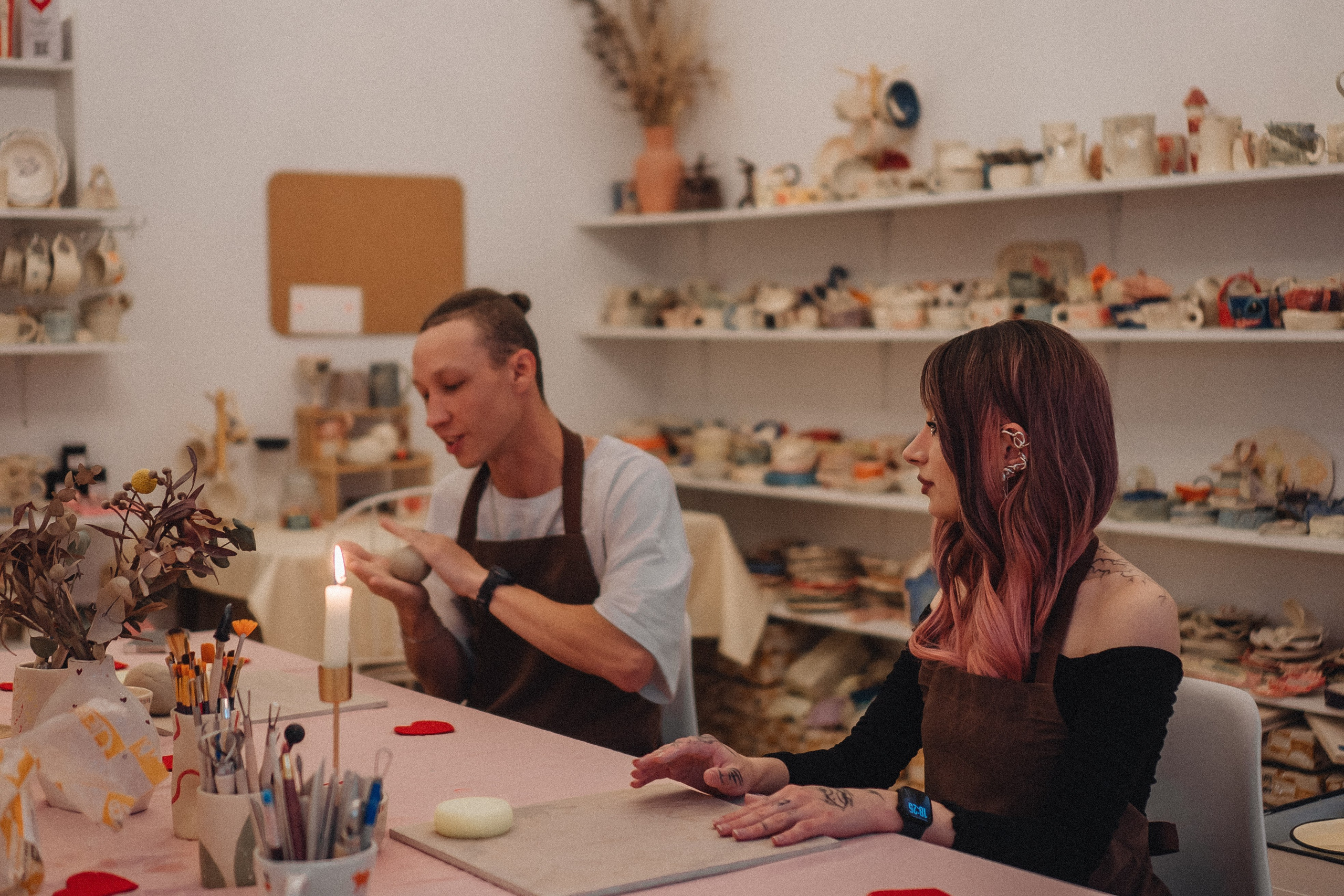 СВИДАНИЕ В ГОНЧАРНОЙ МАСТЕРСКОЙ. Профессиональный фотограф, Санкт-Петербург — Виктория Богомолова