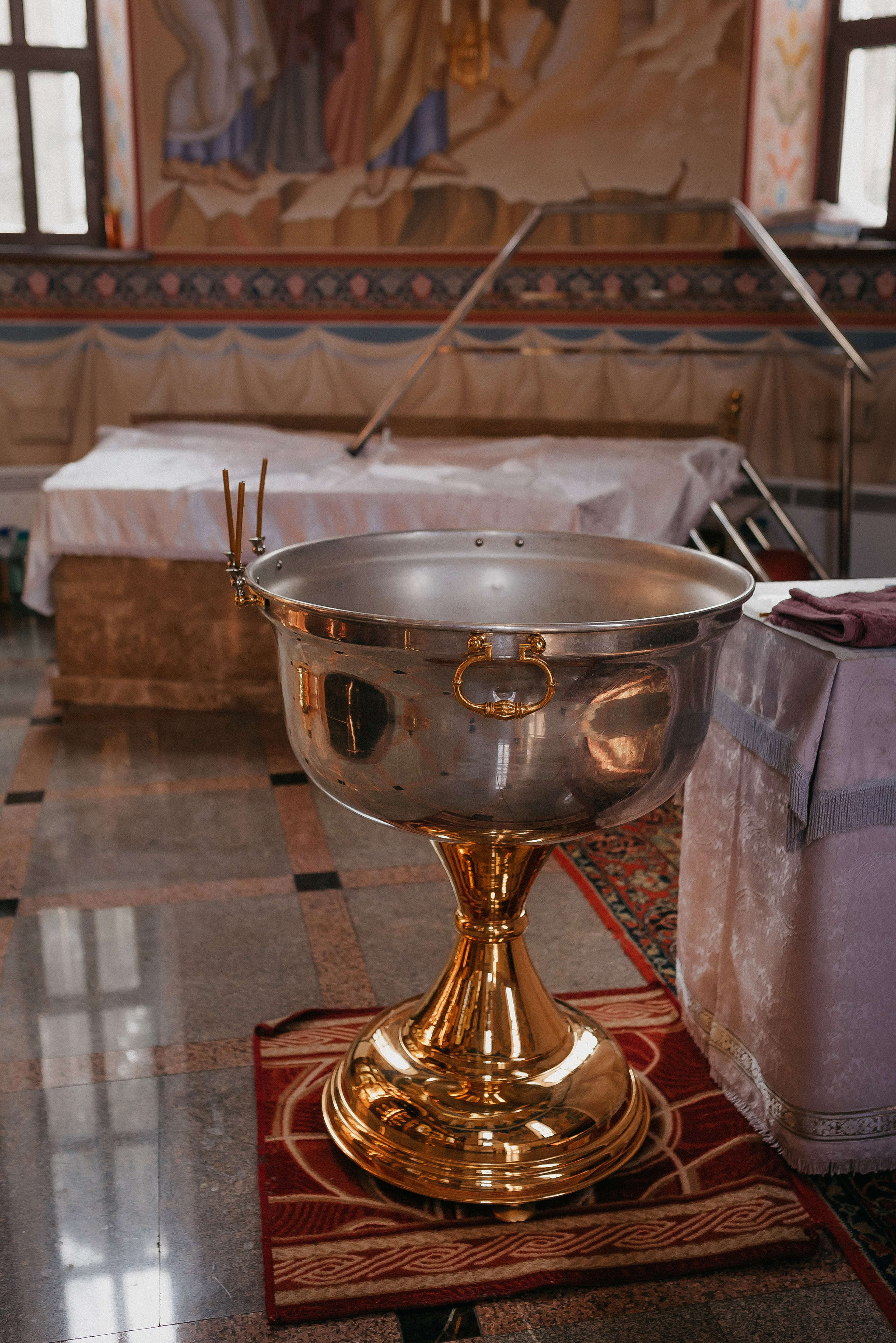 Крещение Арины. Храм Георгия Победоносца. Семейный фотограф в Сургуте