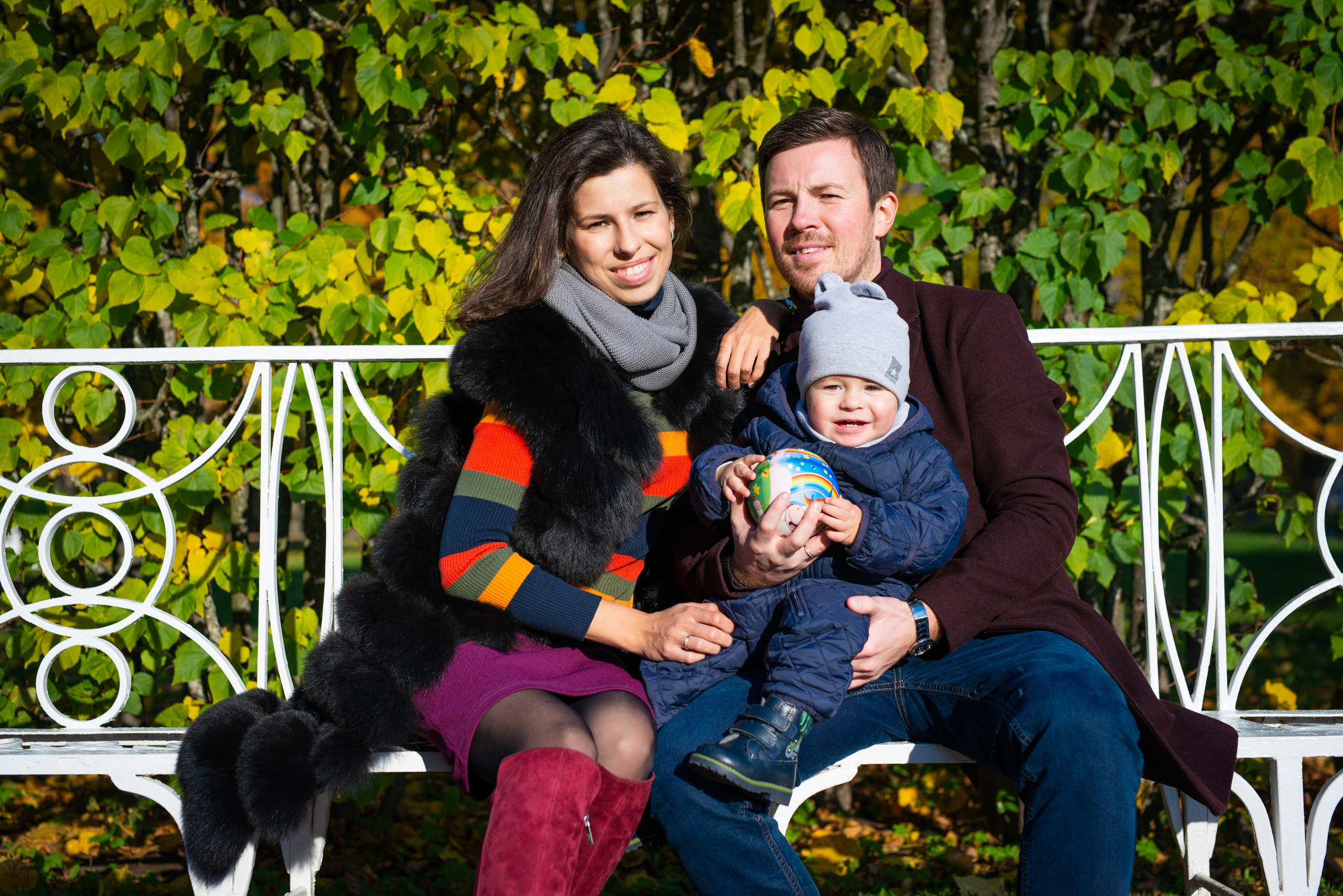 Егор, Валерия и Андрей осенняя прогулка. Портретный, семейный и свадебный фотограф в Санкт-Петербурге и в Пушкине Ширяев Денис