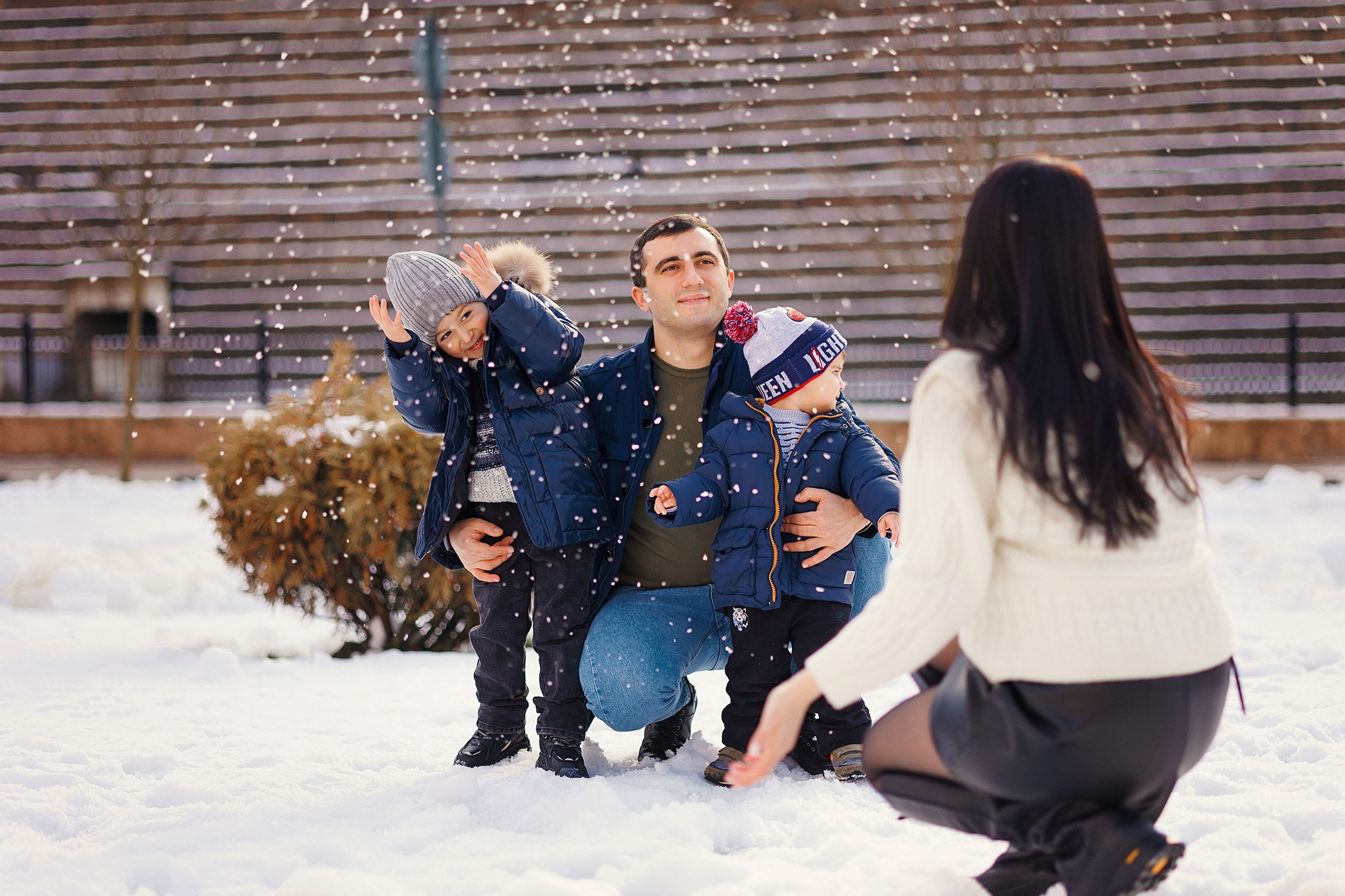 Зимняя фотосессия в Красной поляне. Свадебный и семейный фотограф в Сочи Денис Вялов