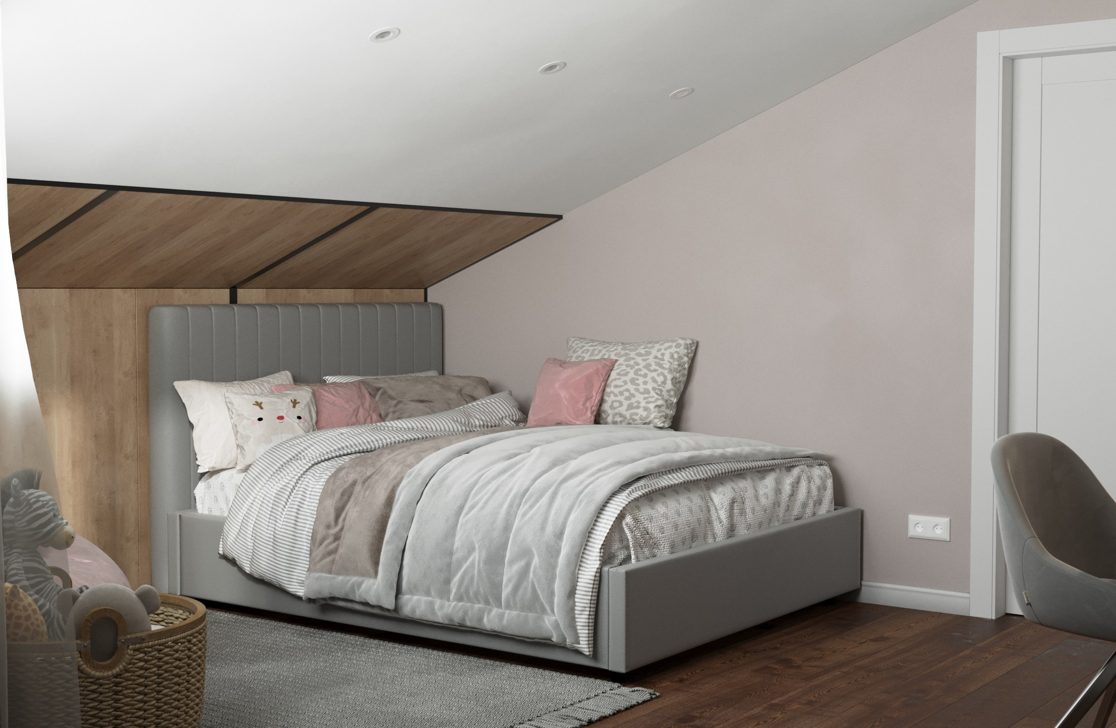 Проект квартиры в Хрустальном парке. 3D-дизайнер Кристина Пуляевская