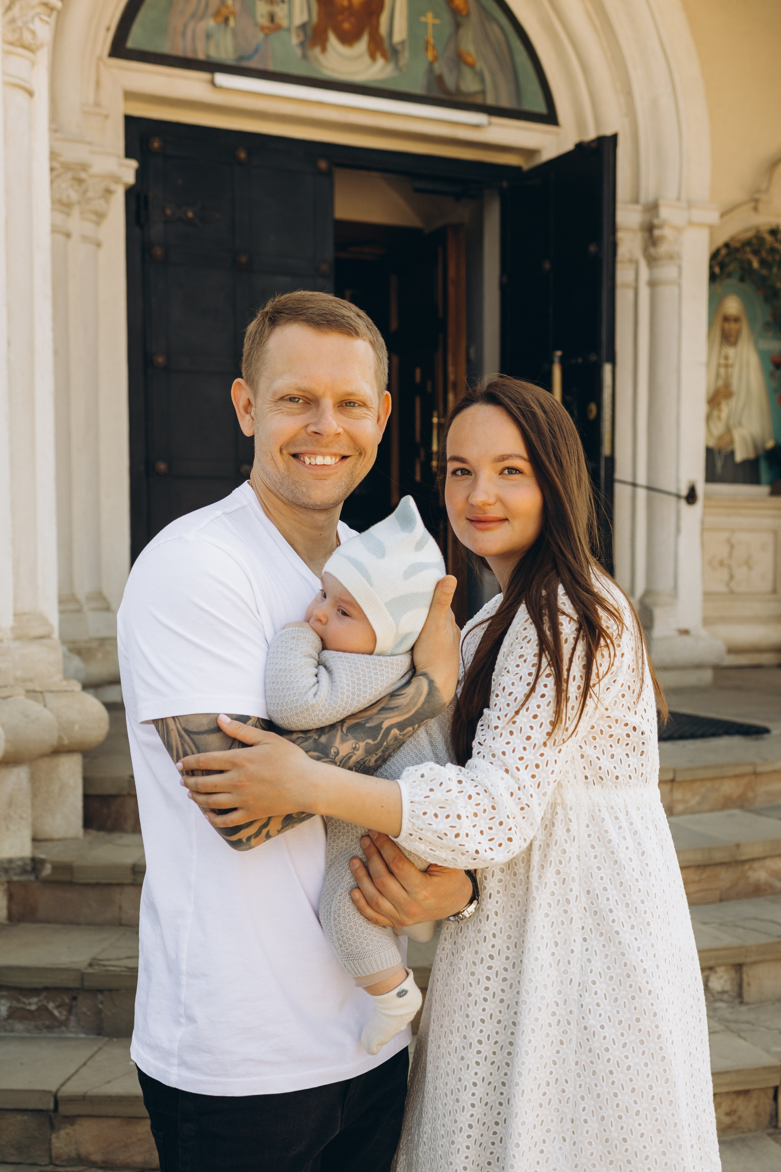 Крещение Егора. Семейный фотограф в Москве Виктория Ястребинская