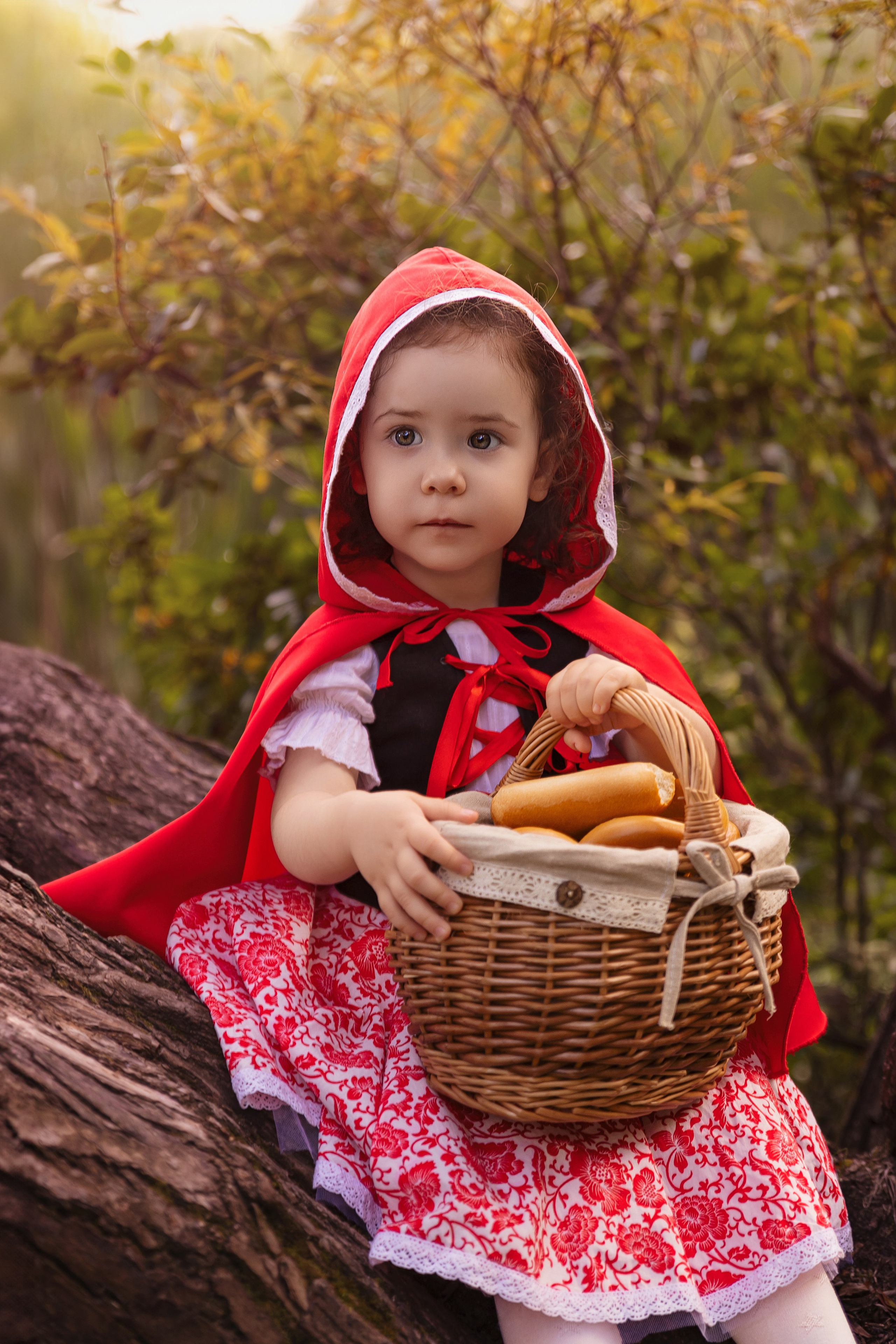 История невероятно храброй и милой Красной шапочки). Трубинова Екатерина | Семейный фотограф | Москва