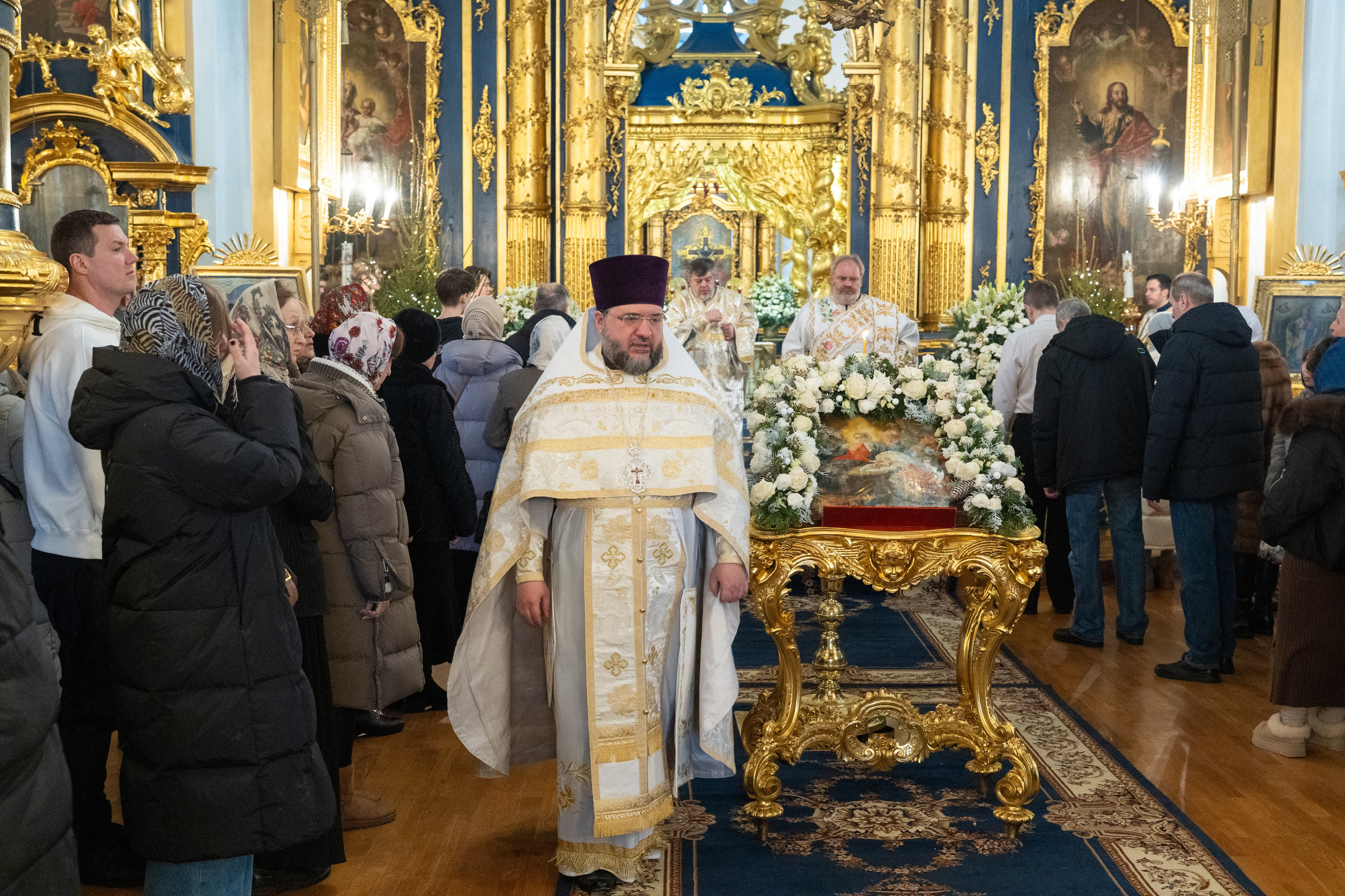 Неделя 31-я по Пятидесятнице, по Рождестве Христовом. Попразднство Рождества Христова. Правв. Иосифа Обручника, Давида царя и Иакова. НИКОЛО-БОГОЯВЛЕНСКИЙ МОРСКОЙ СОБОР