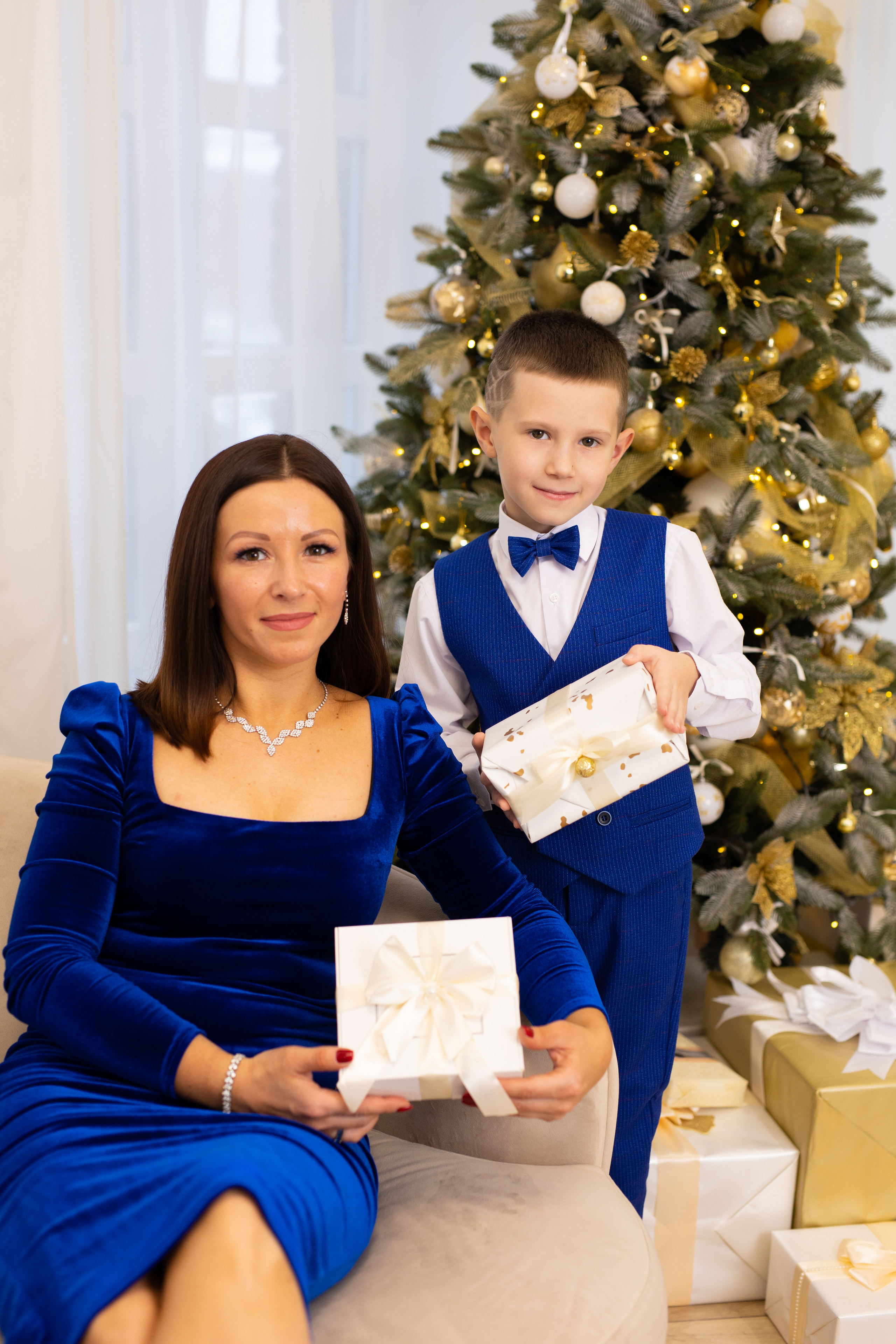 Новогодние съёмки в студии. Семейный и свадебный фотограф в Санкт-Петербурге Татьяна Швыкова