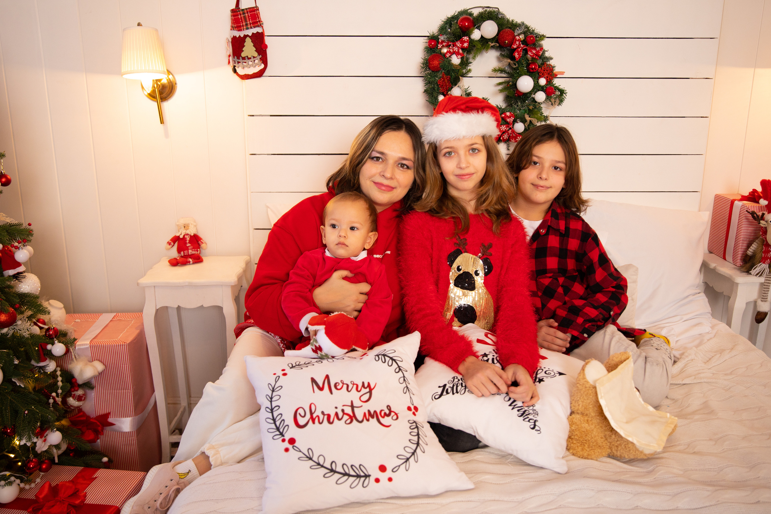 Новогодние съёмки в студии. Семейный и свадебный фотограф в Санкт-Петербурге Татьяна Швыкова