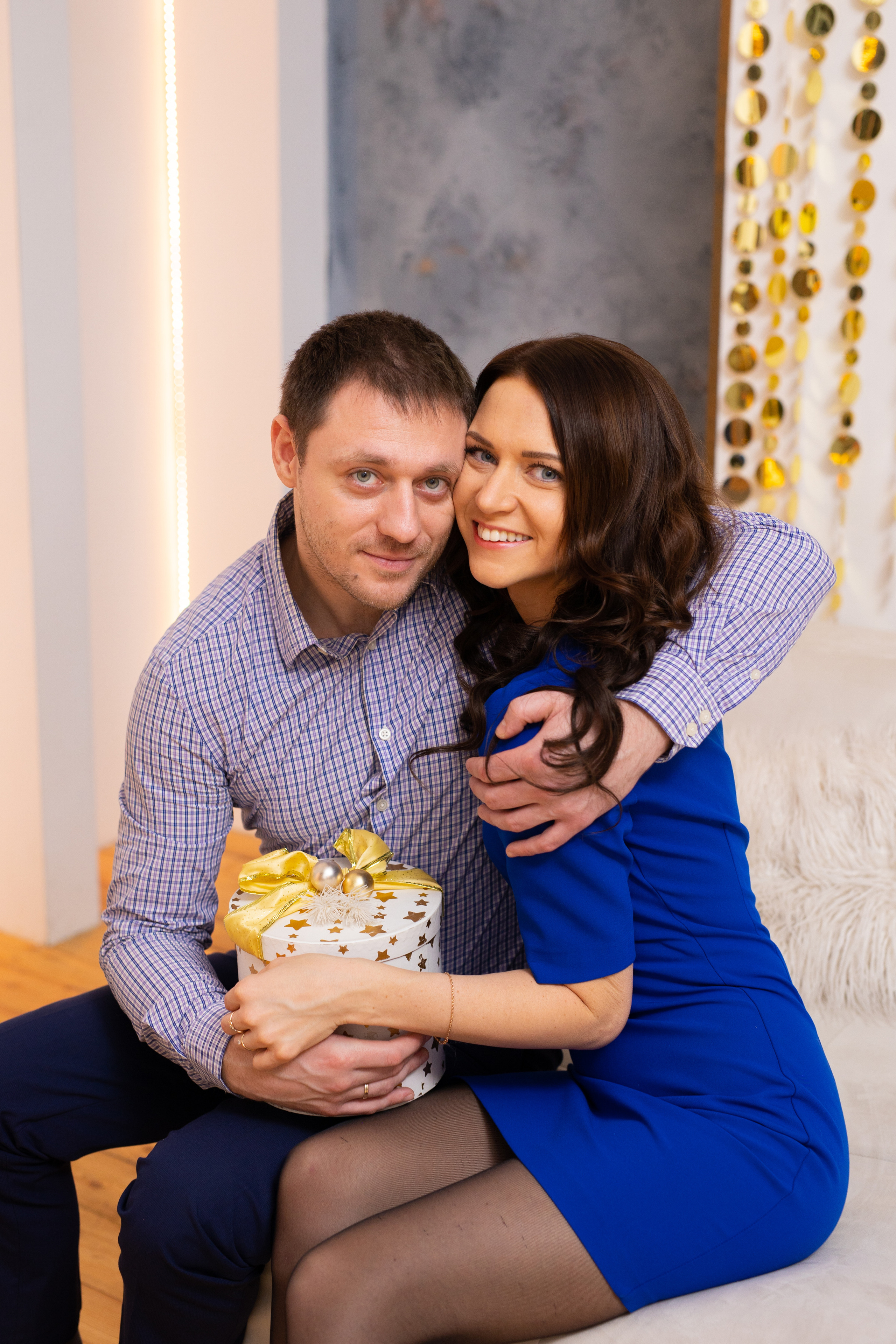 Новогодние съёмки в студии. Семейный и свадебный фотограф в Санкт-Петербурге Татьяна Швыкова