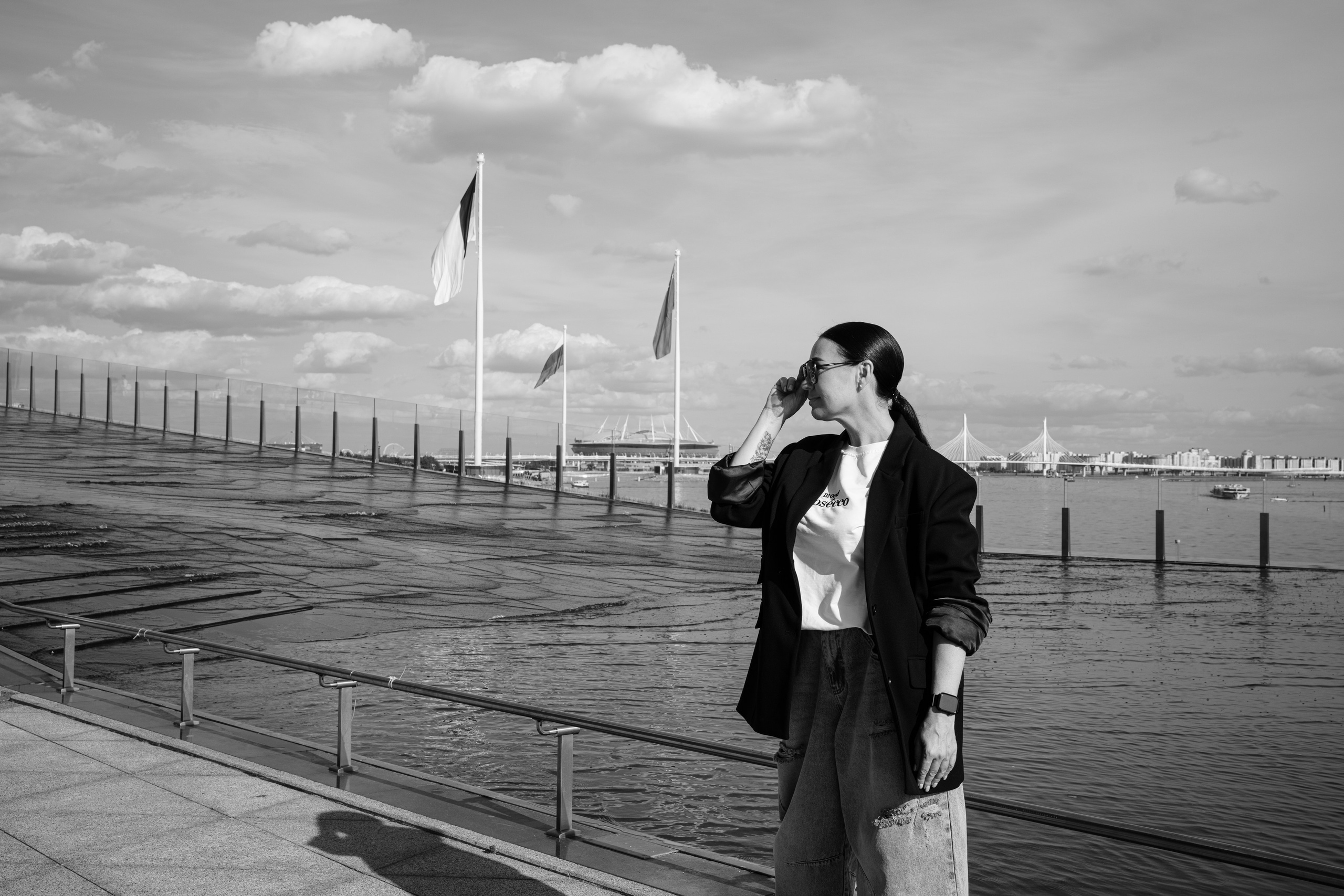 Елена. Лахта центр. Портретный фотограф в Санкт-Петербурге Дмитриева Наталия