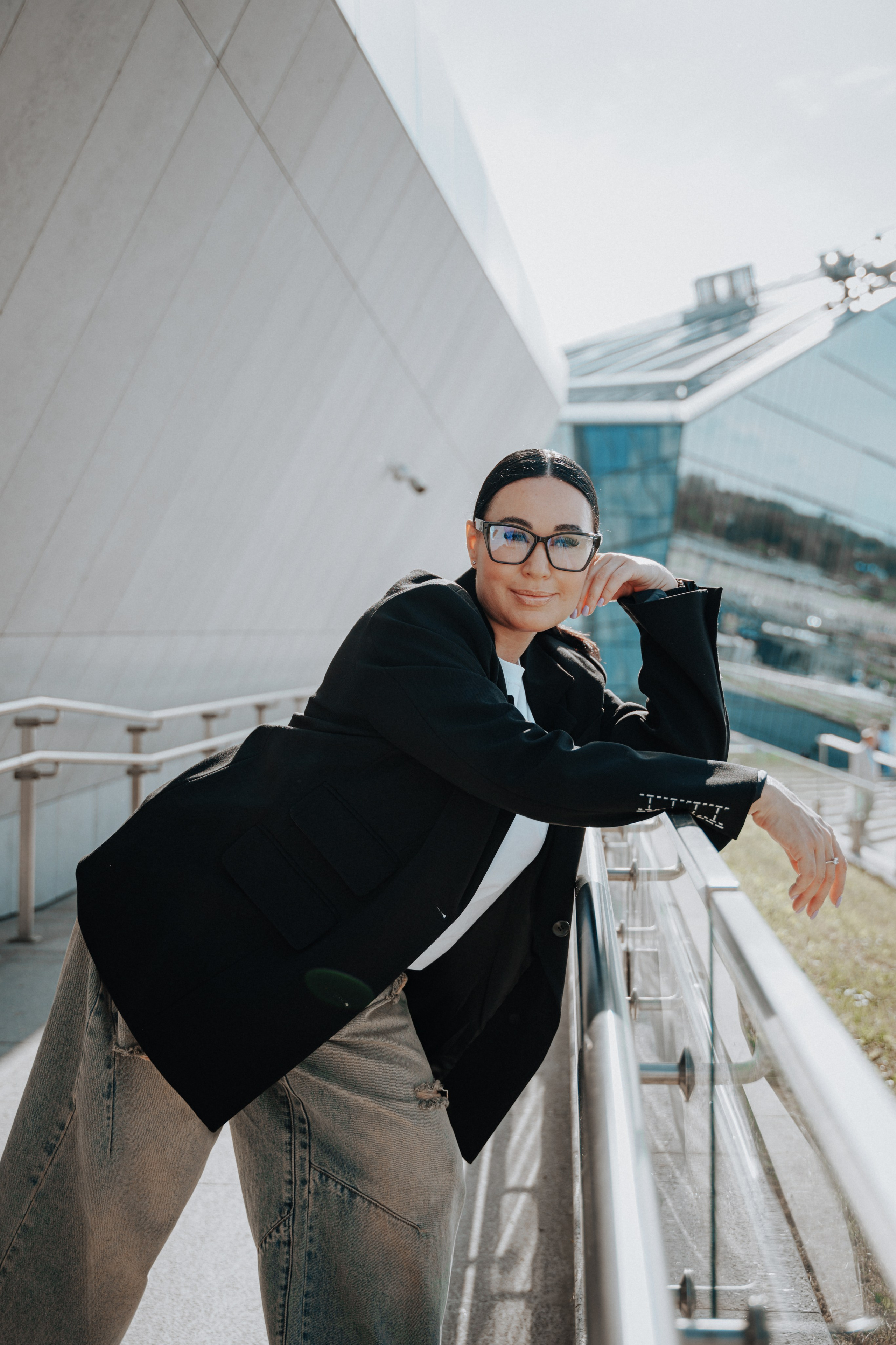 Елена. Лахта центр. Портретный фотограф в Санкт-Петербурге Дмитриева Наталия