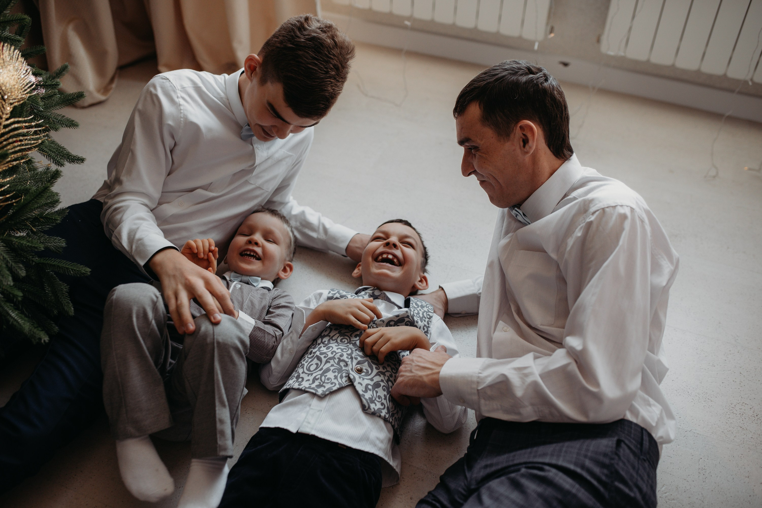 Юлия, Алексей, Тихон, Трофим и Потап. Семейный и детский фотограф в Новосибирске и Краснообске — Анна Ким