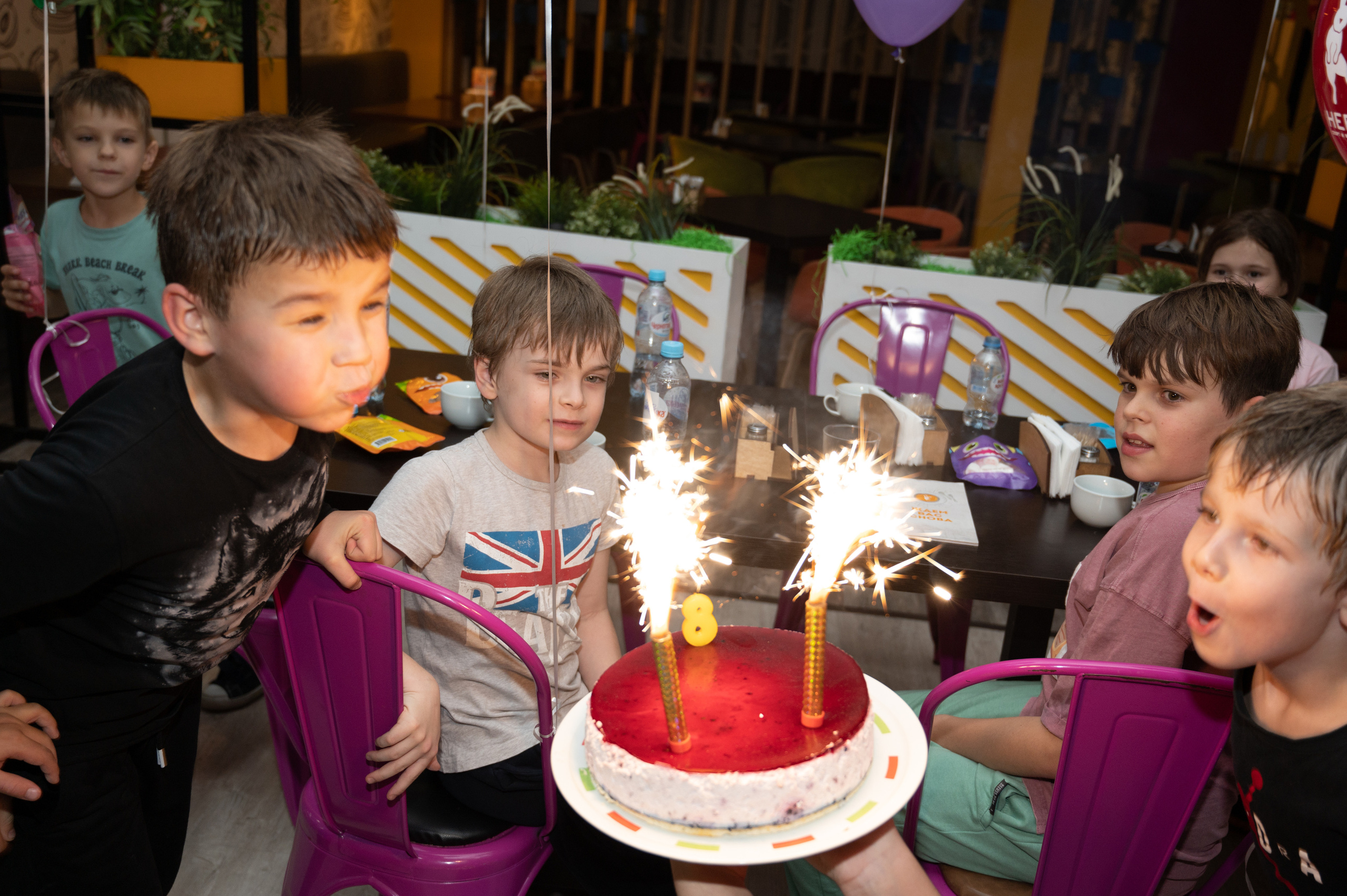 Веселый и запоминающийся день рождения у сына.