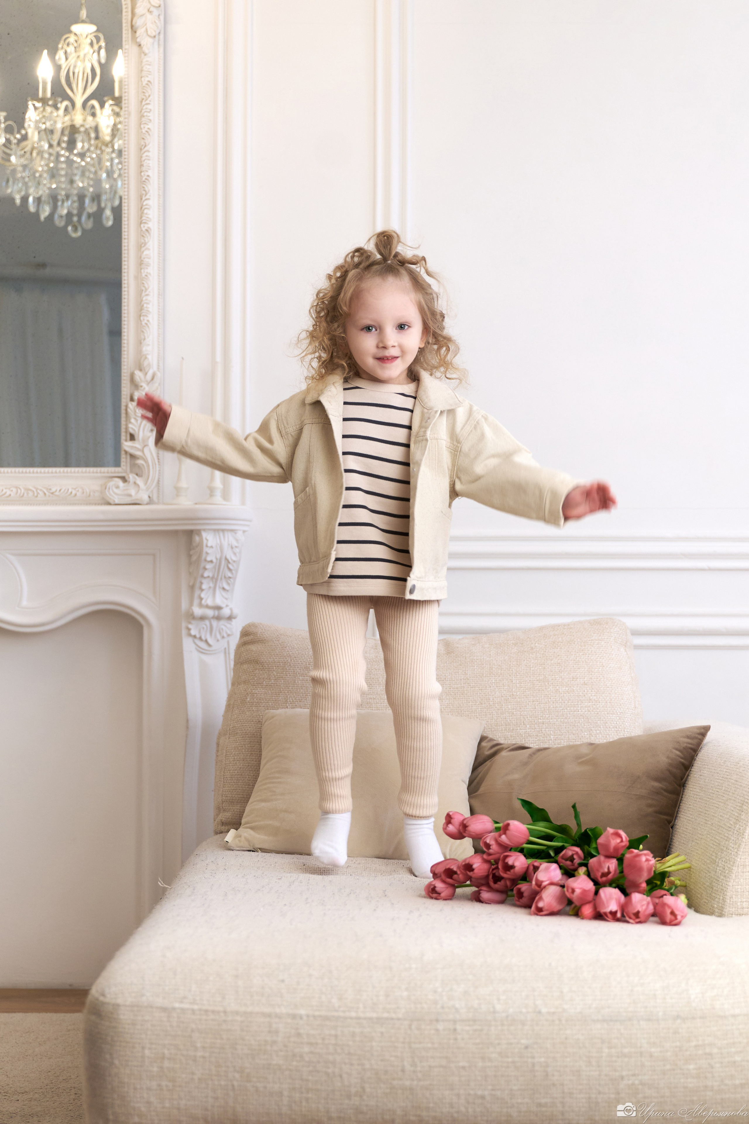 Детская фотосессия с тюльпанами. Фотограф в Ульяновске Ирина Аверьянова