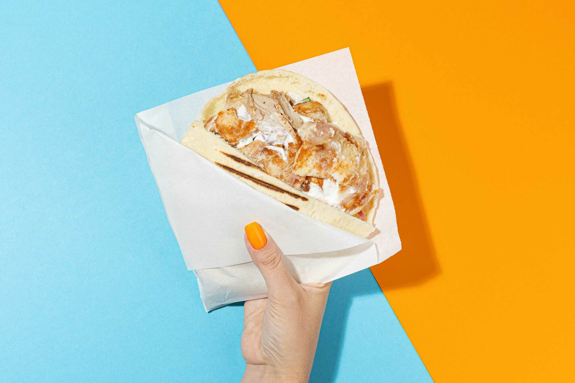 Съёмка меню для шавермы "Веретено"