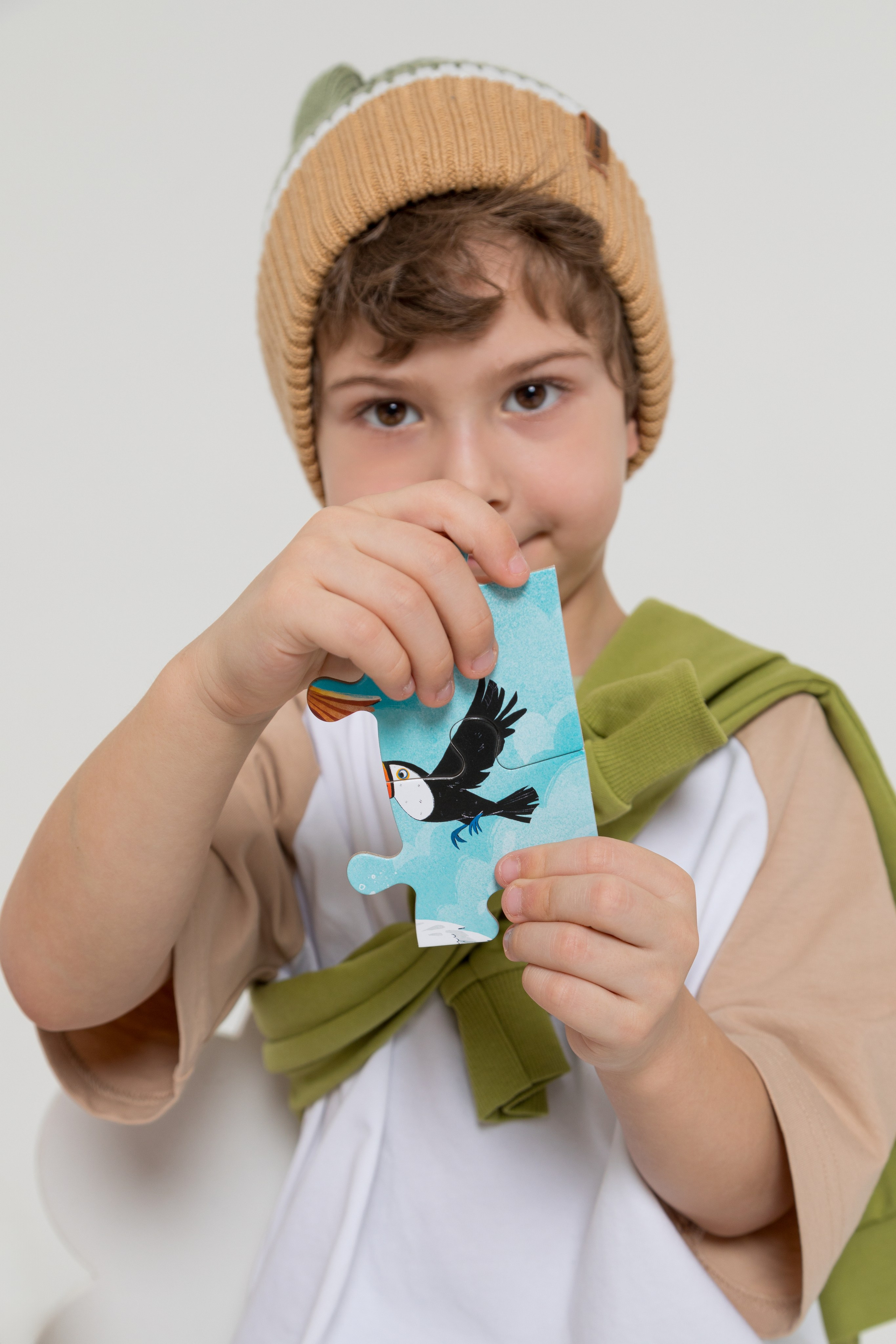 Имиджевая и каталожная съёмка для бренда детских пазлов. Детский и контент фотограф Надя Волкова Санкт-Петербург