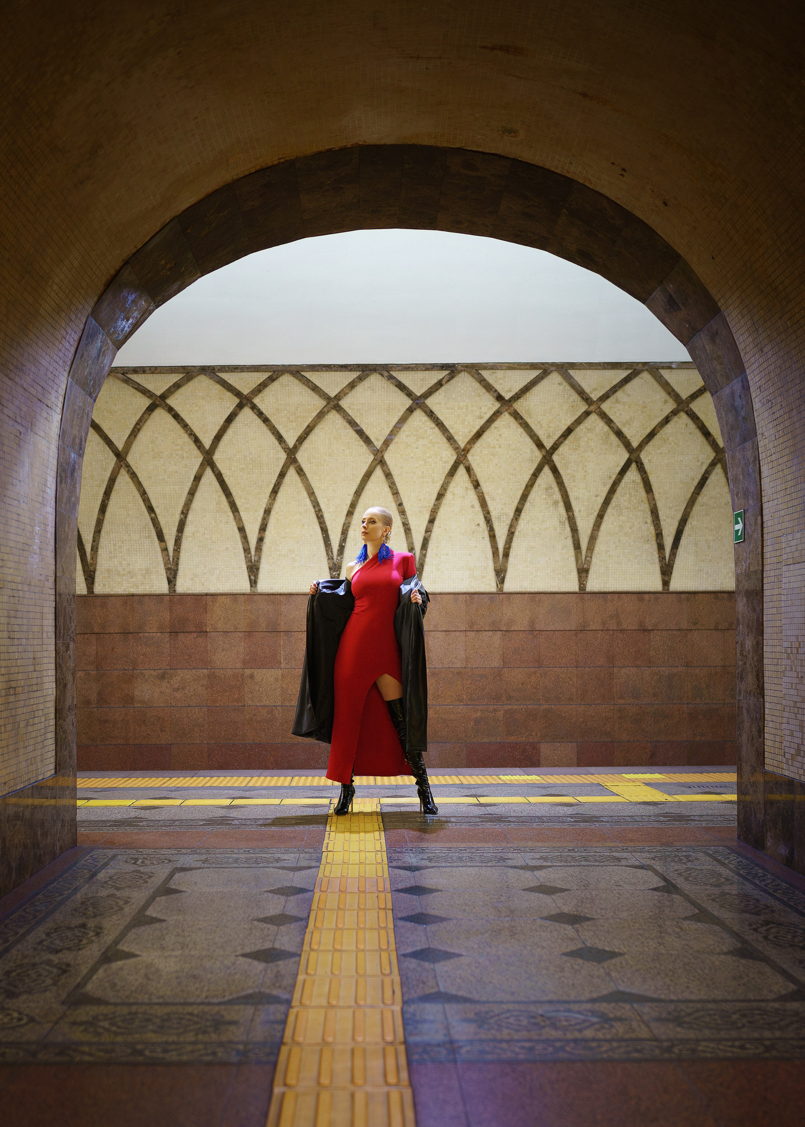 Фотосессия в метро