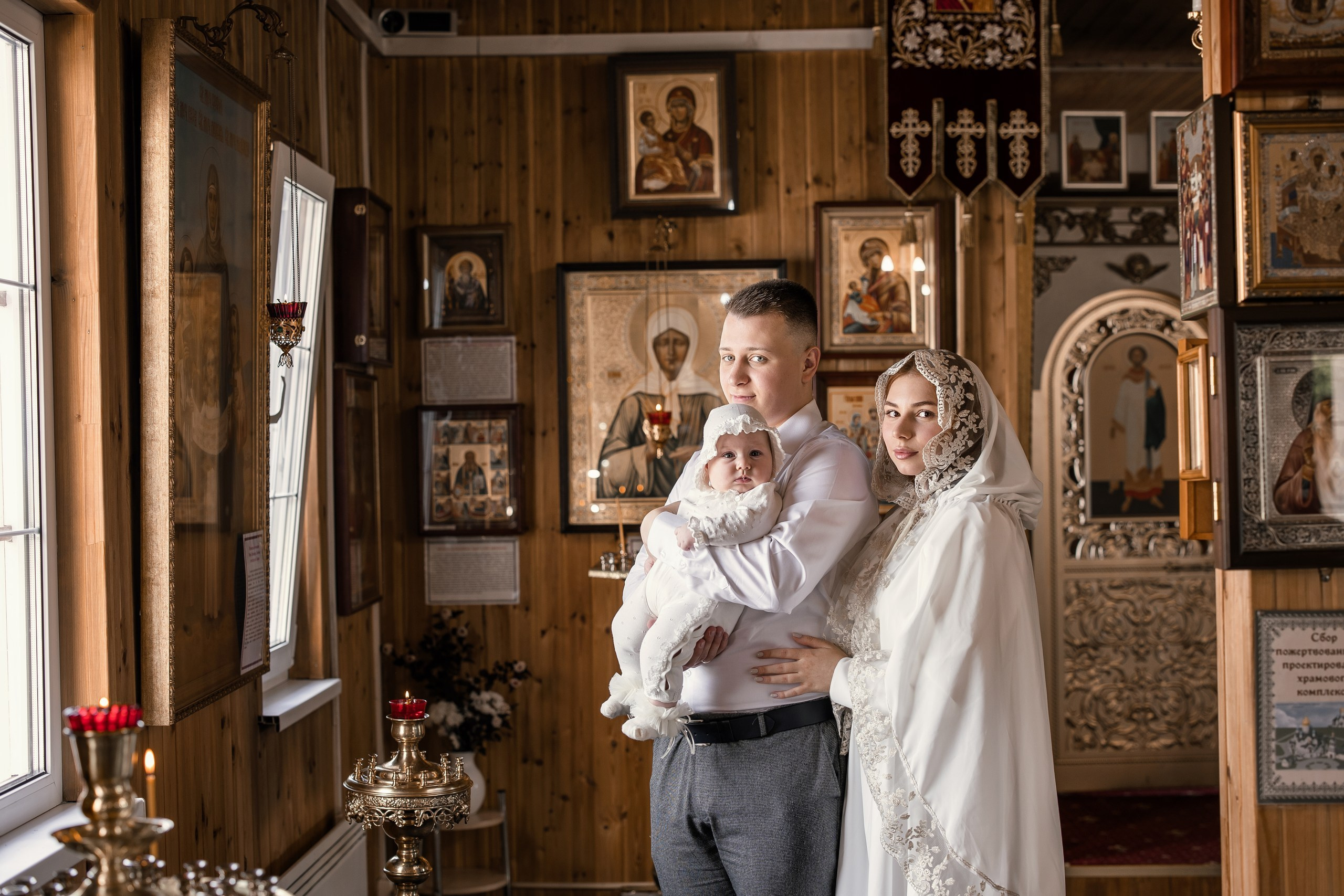 Таинство крещения. Семейный и детский фотограф в Москве Орешина Юлия