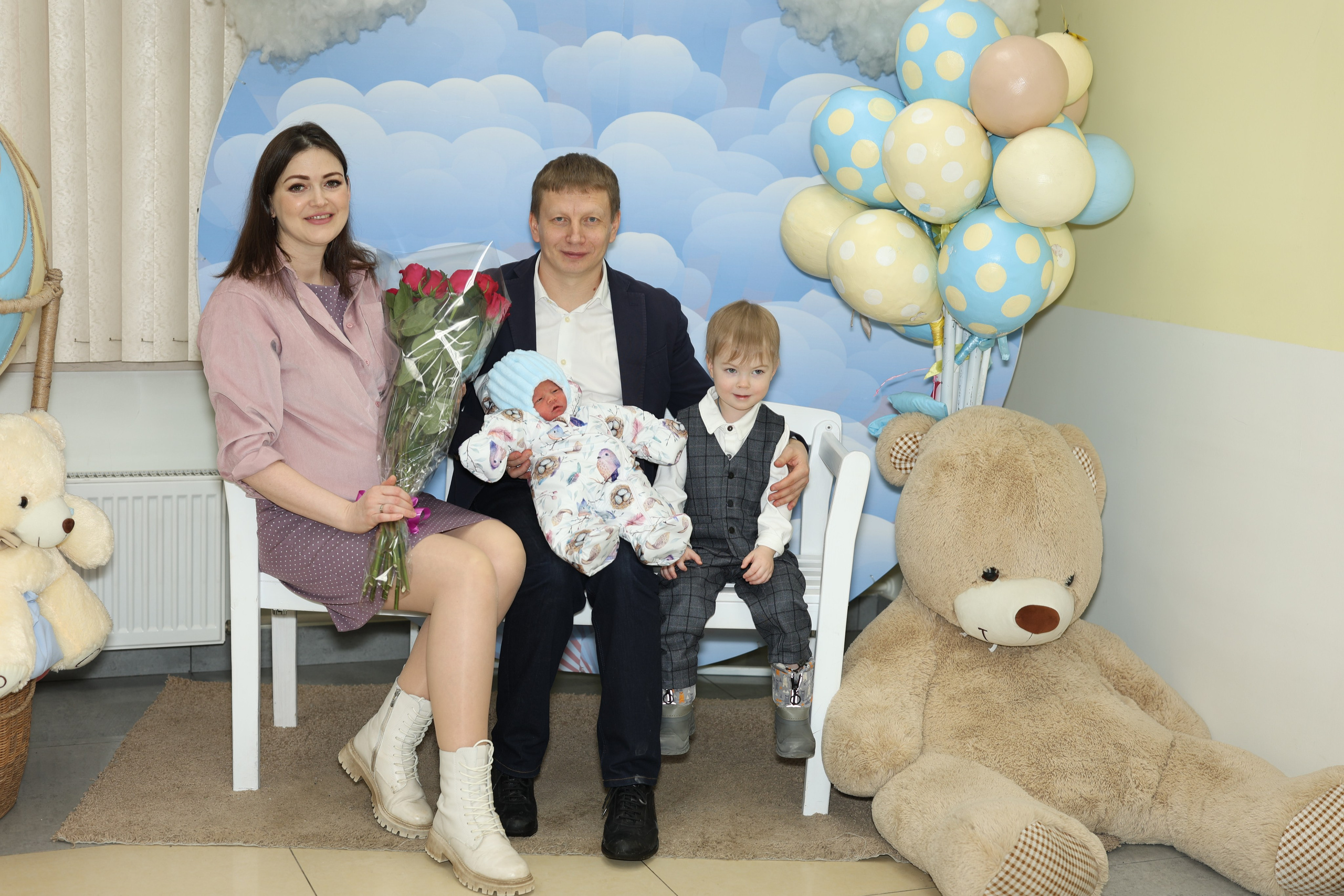 Выписка из роддома. Семейный и детский фотограф в Москве Орешина Юлия