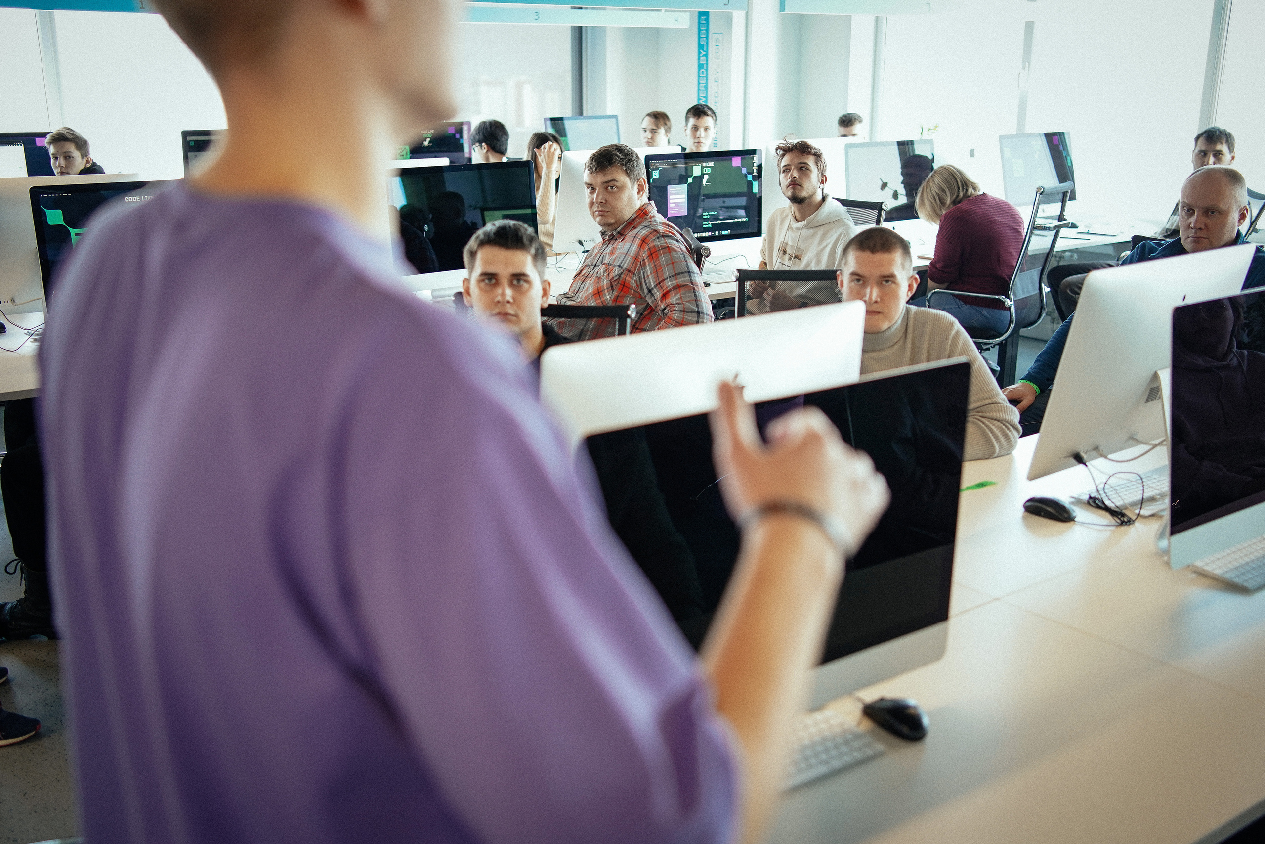 Запуск потока в 21School. Репортажный фотограф в Новосибирске. Алексей Гриценко