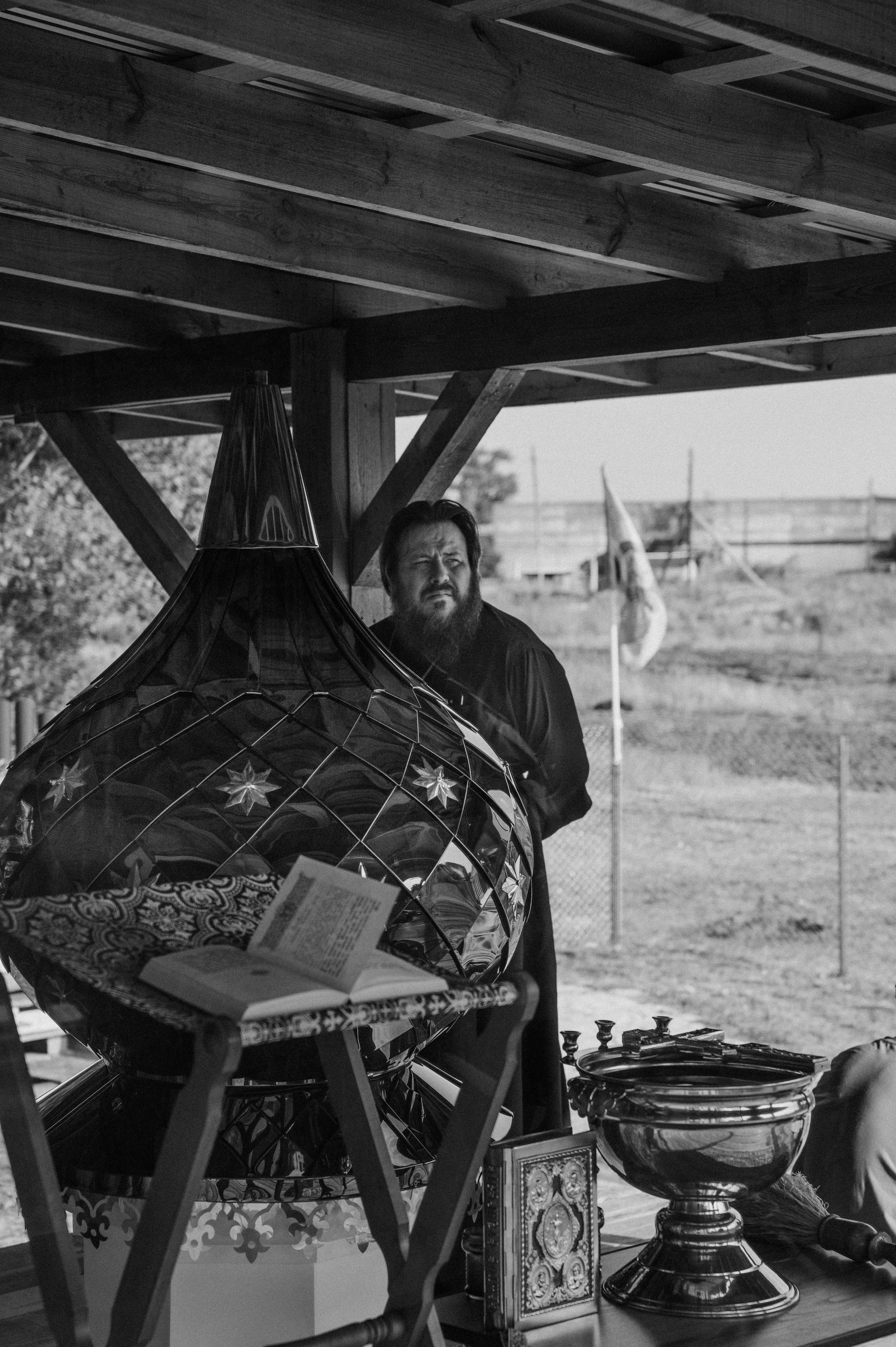 Освещение купола в храме Казанской иконы Божьей Матери х. Закутский. Церковный, семейный и репортажный фотограф Волгоград, Волжский