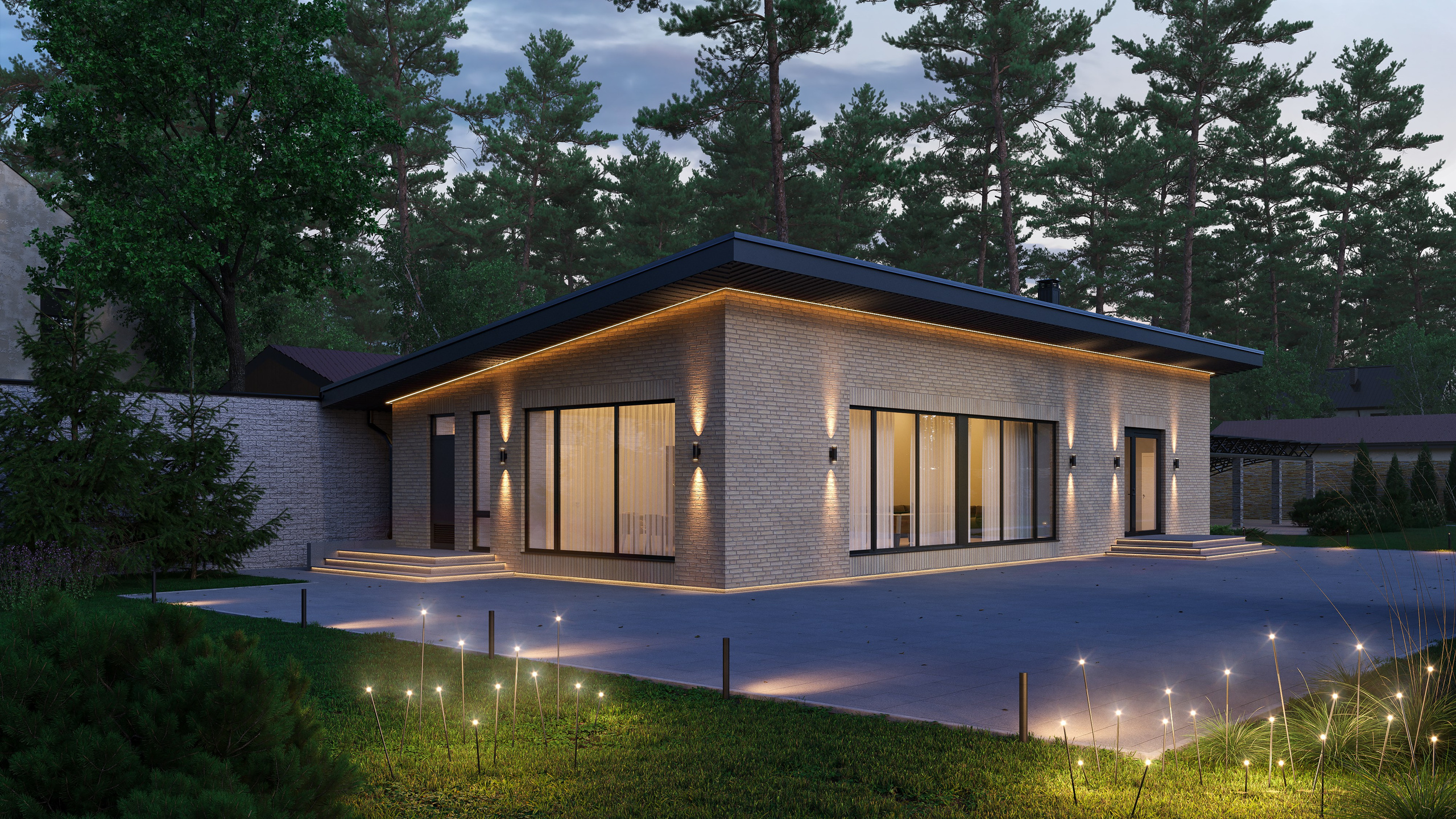 Проект СПА комплекса. Архитектура. Интерьер. Корниенко Маргарита