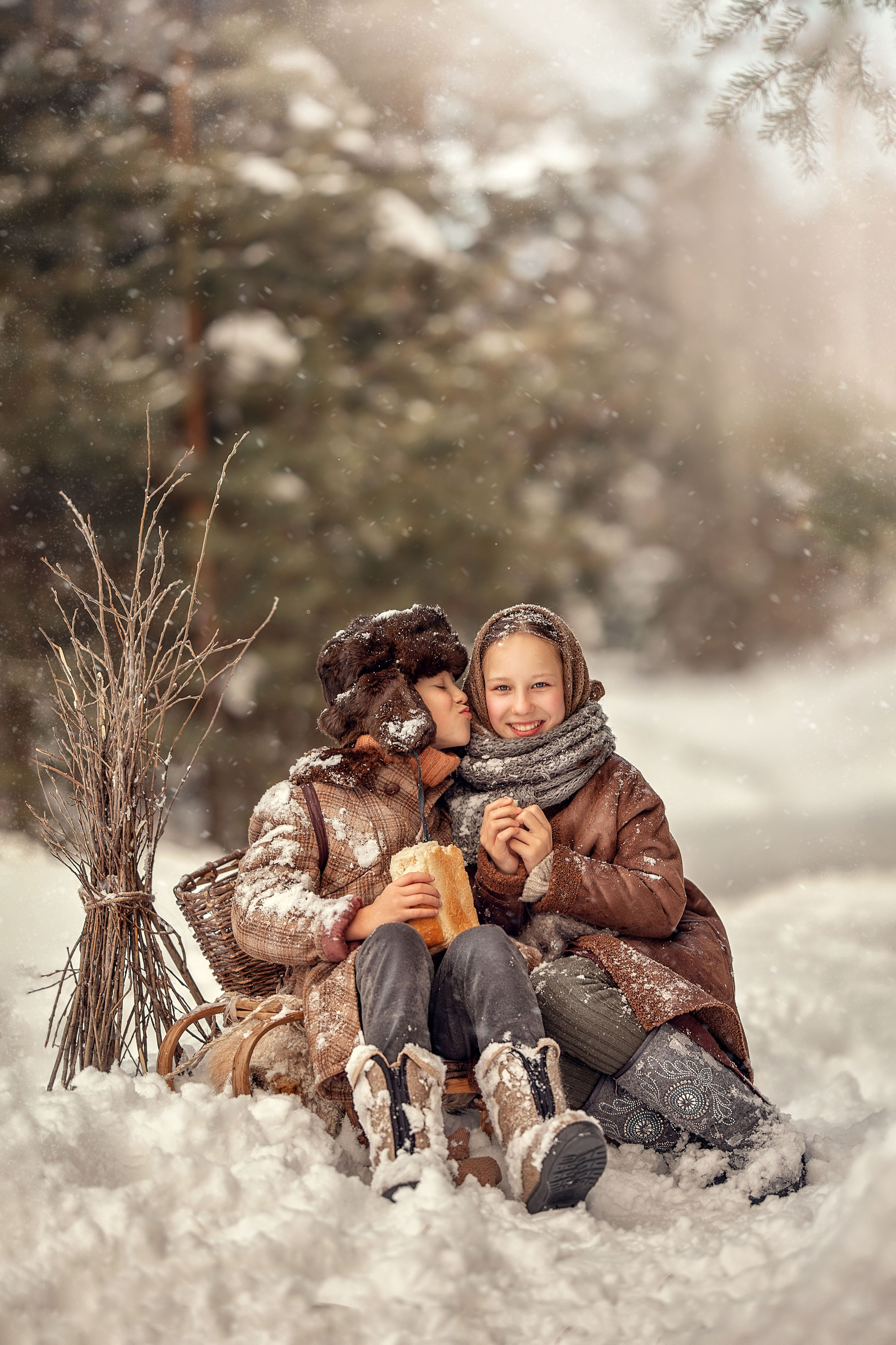 Зимние забавы. Елена Чернигина семейный и детский фотограф в Нижнем Новгороде и Бор