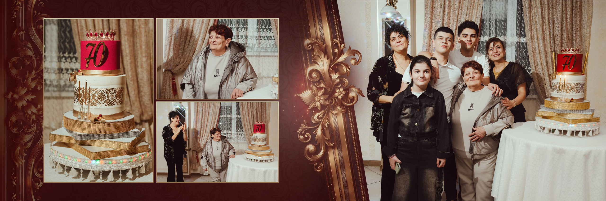 Юбилей 70 лет. Фотограф Владимир Джалавян. Фотохудожник Наталия Кирсанова