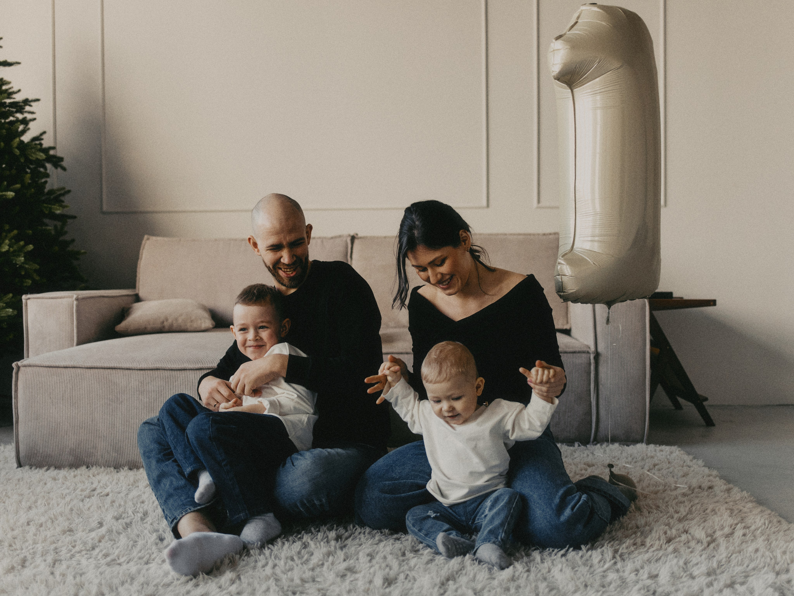 Леша, Кристина, Захар и Кирилл. Портретный фотограф в Москве Ольга Крылова