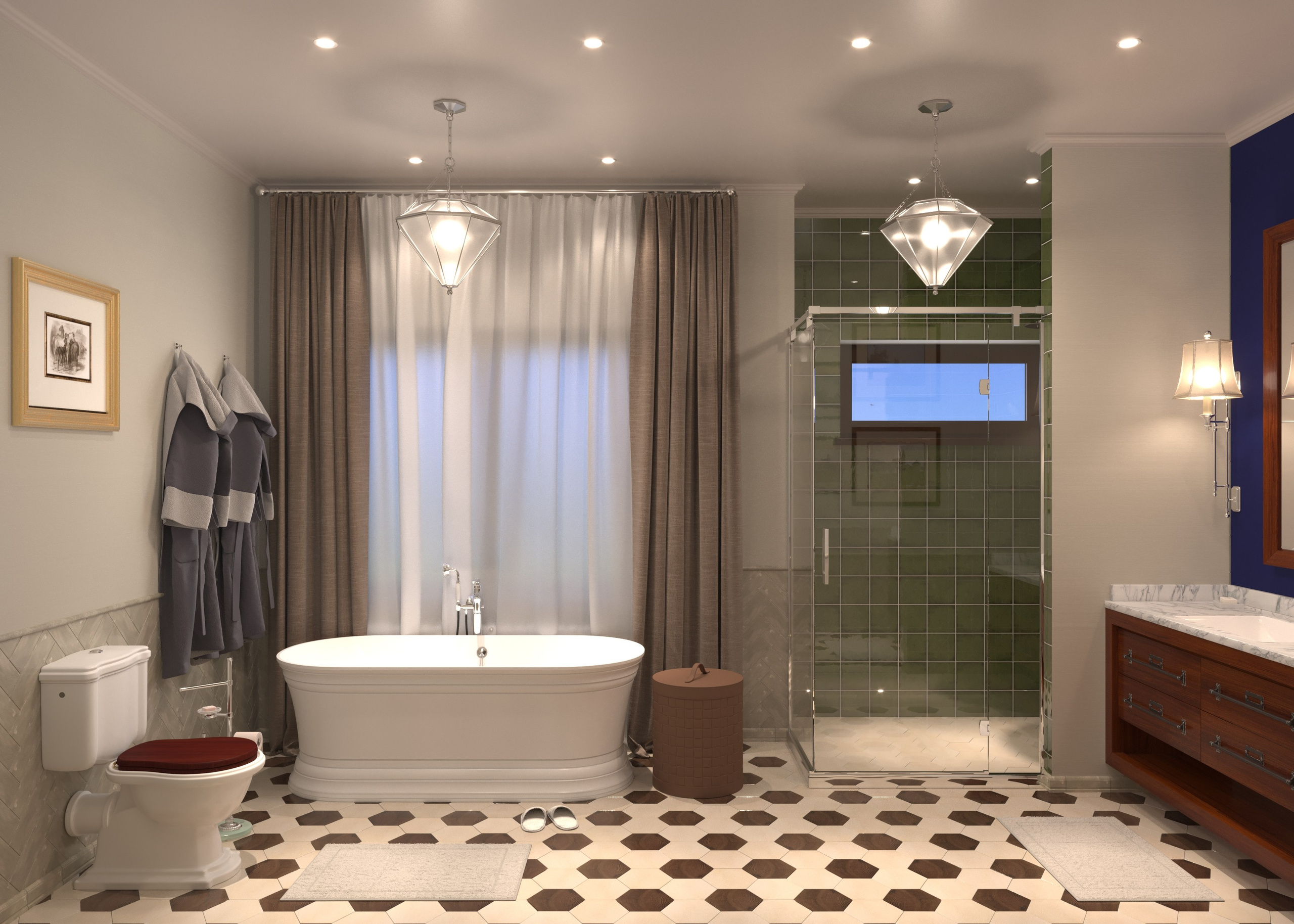 Бутик-отель/ Рублево-Успенское шоссе, МО. Визуализация и анимация в Москве — Андрей Епифанов