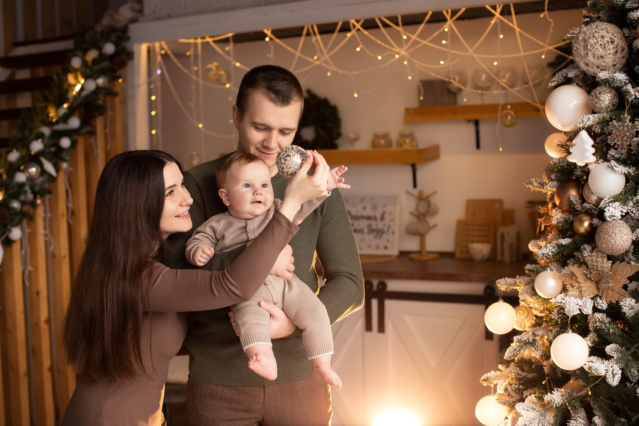 Первый Новый год. Семейный и детский фотограф в Саратове Полина Коткина