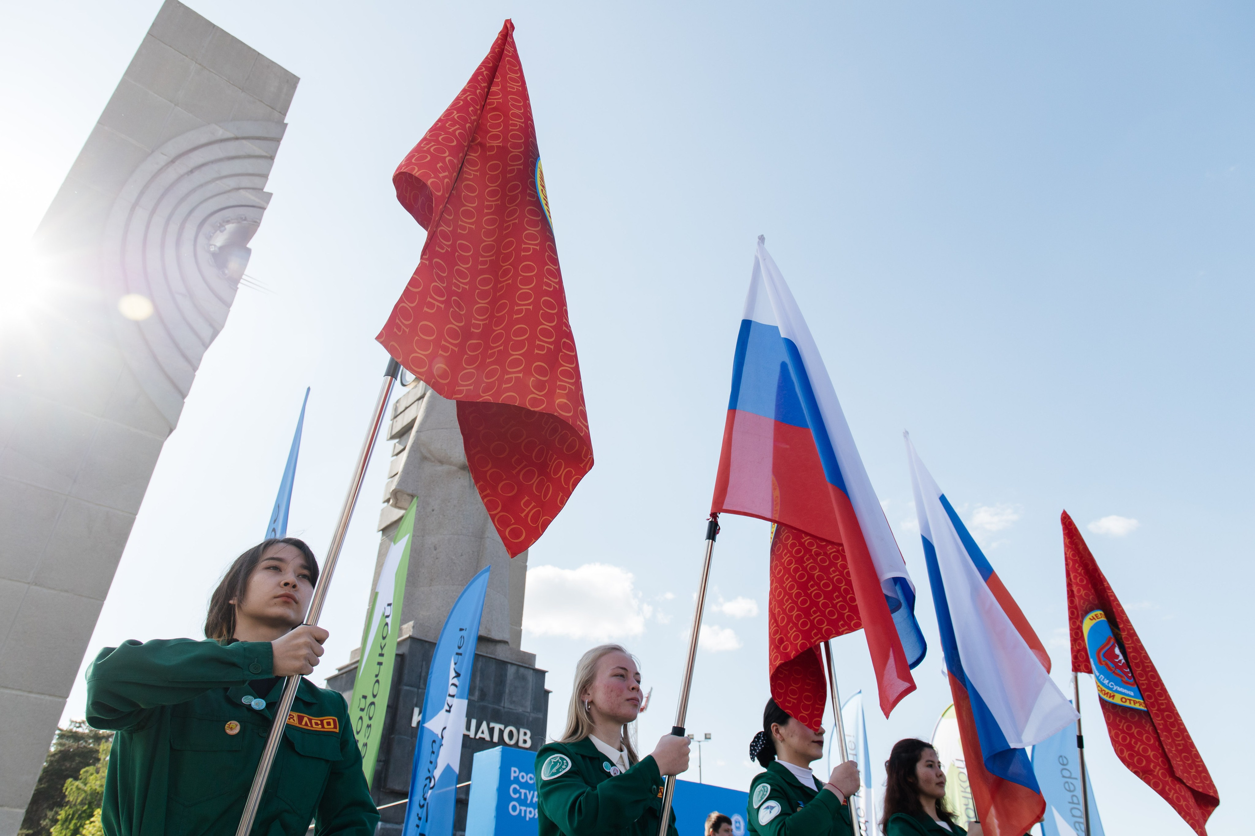 Открытие трудового семестра студенческих отрядов Челябинской области. Фотограф Елена Балакина (Челябинск)